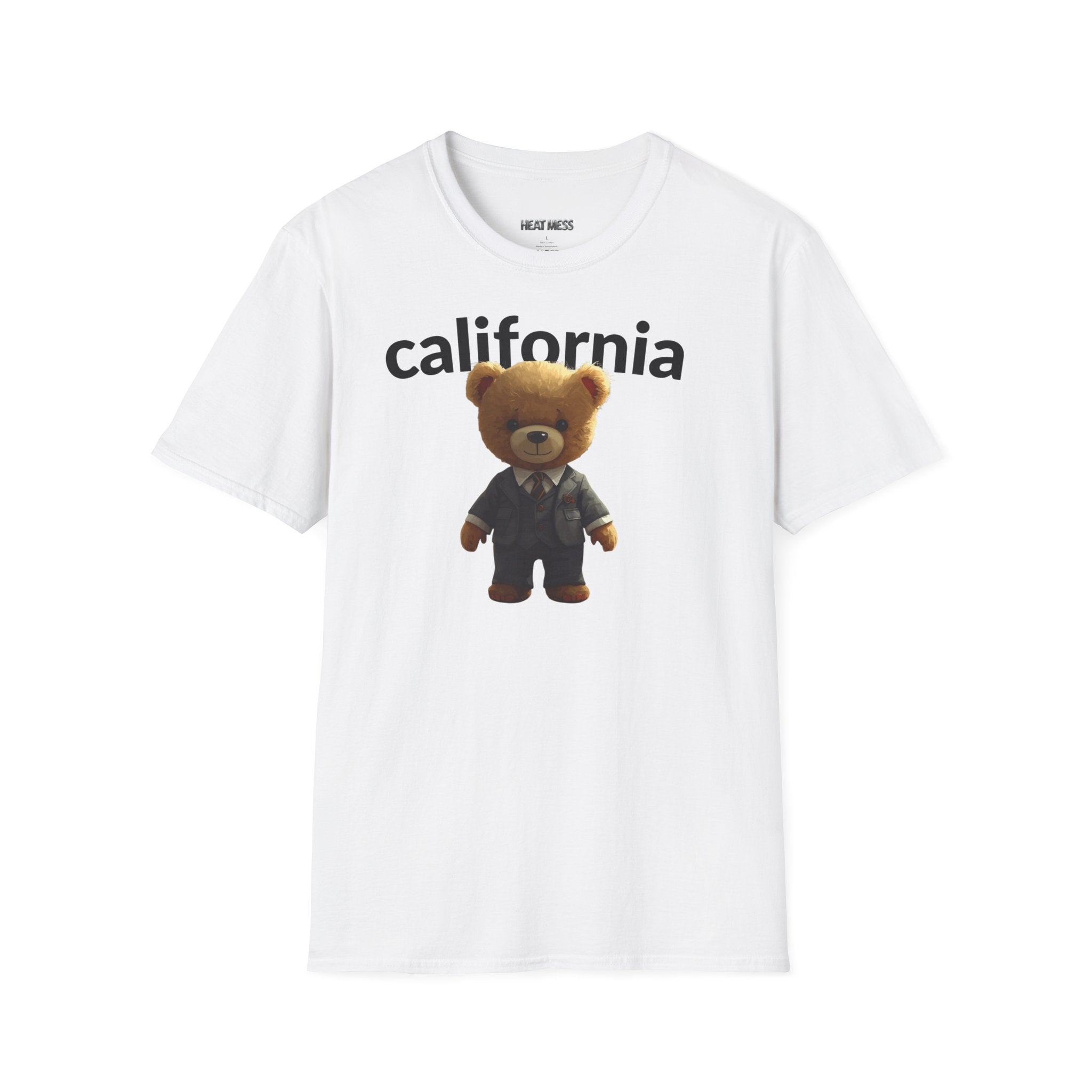 California Teddy Bear T‑Shirt - Heat Mess