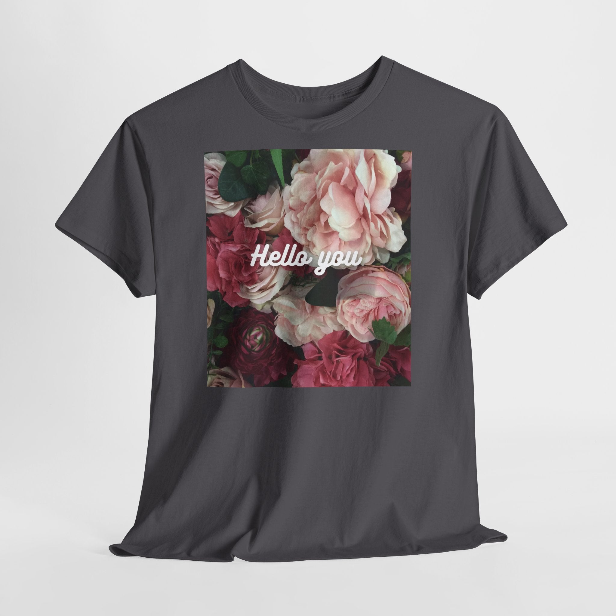 Floral "Hello You" T-Shirt