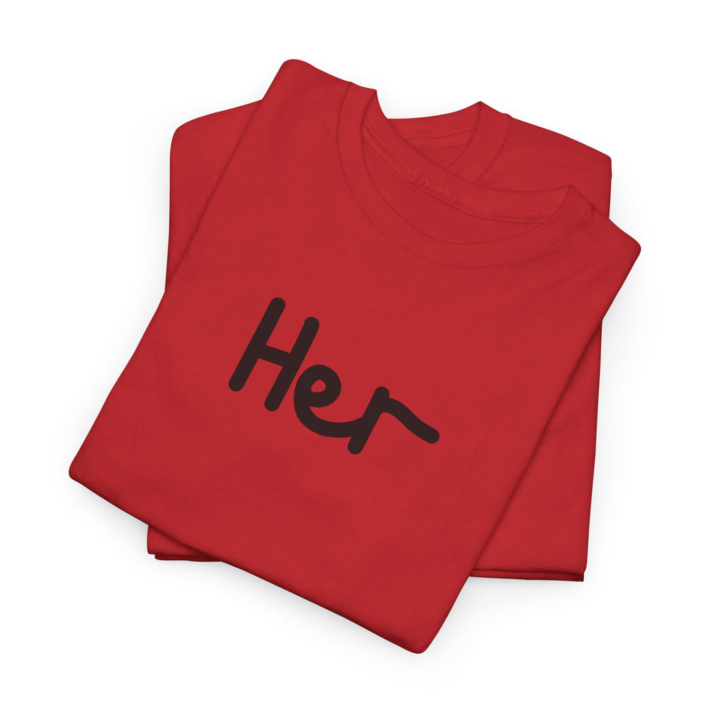 Her  T-Shirt