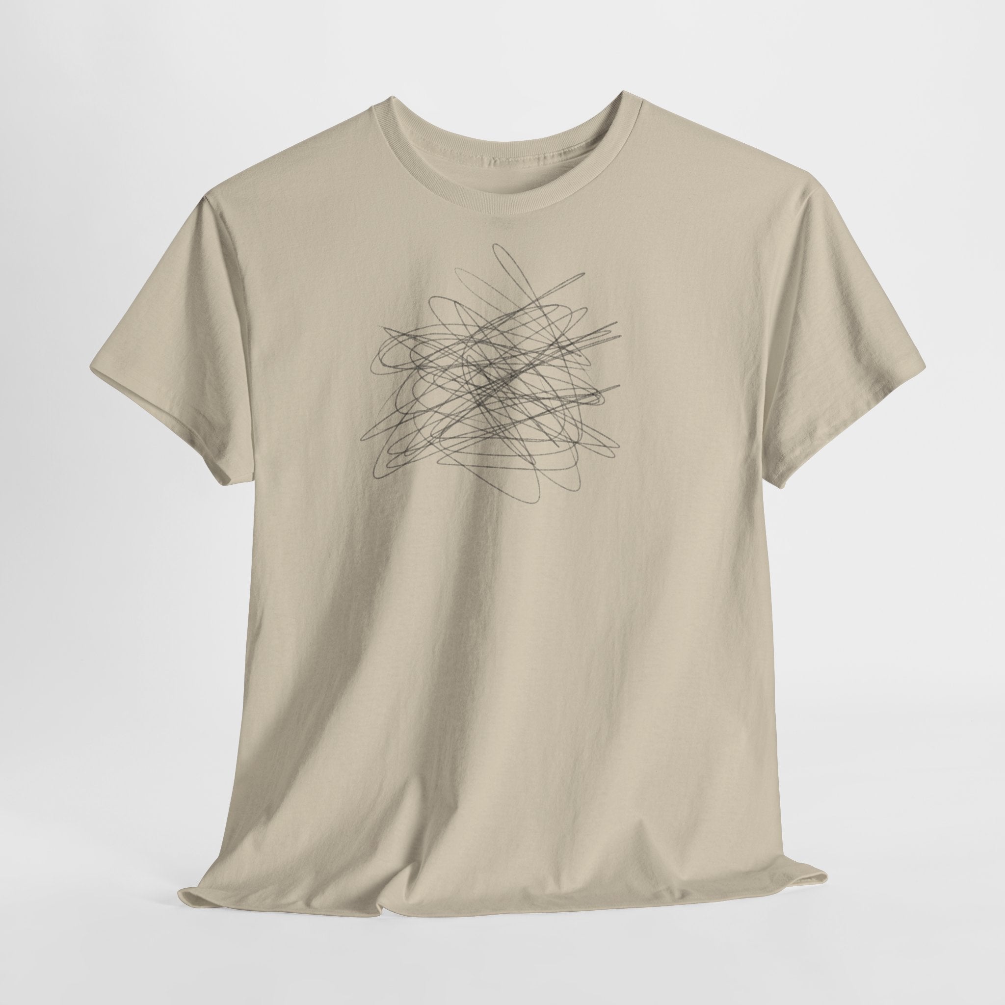 Abstract Scribble T‑Shirt - Heat Mess