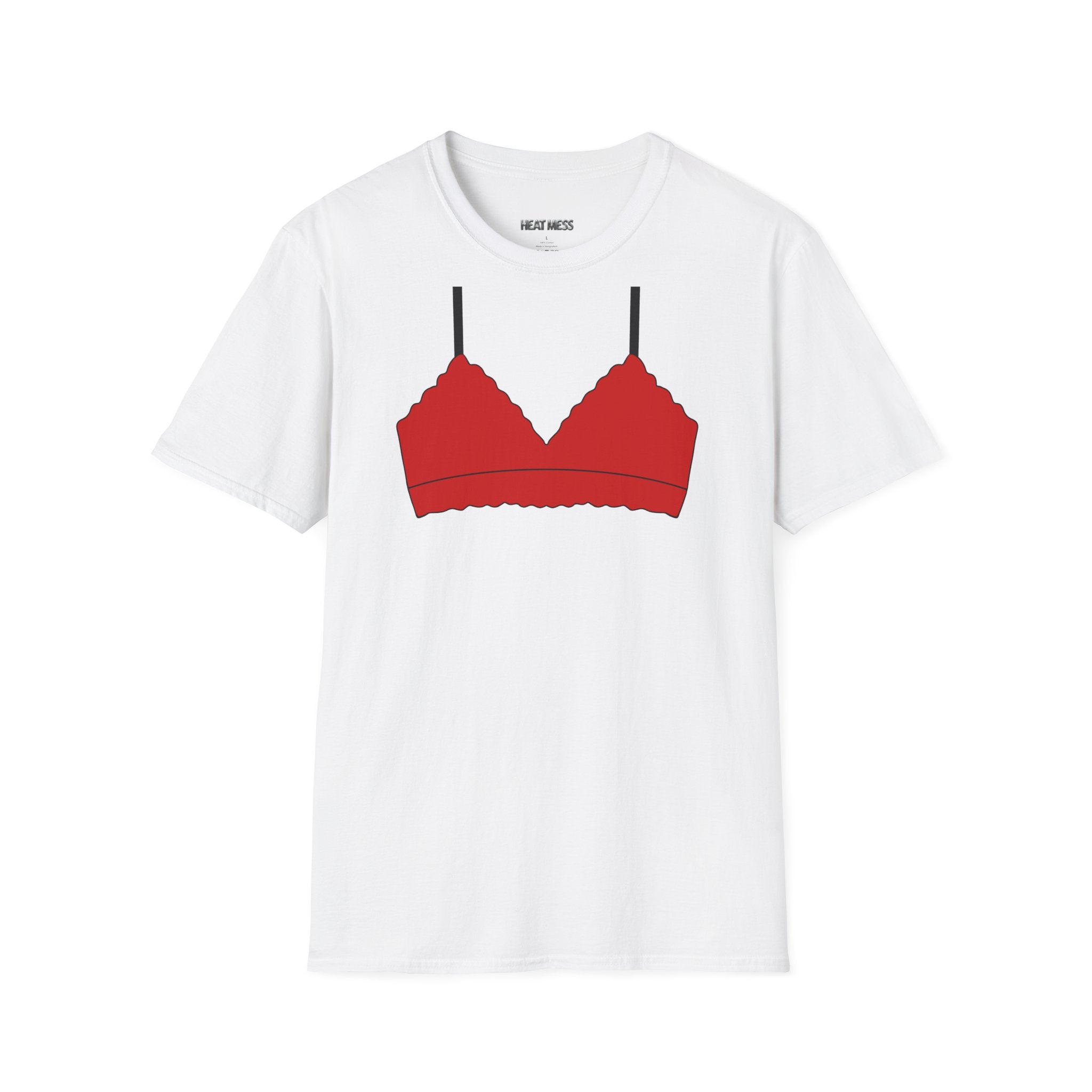Red Bra T-Shirt - Heat Mess