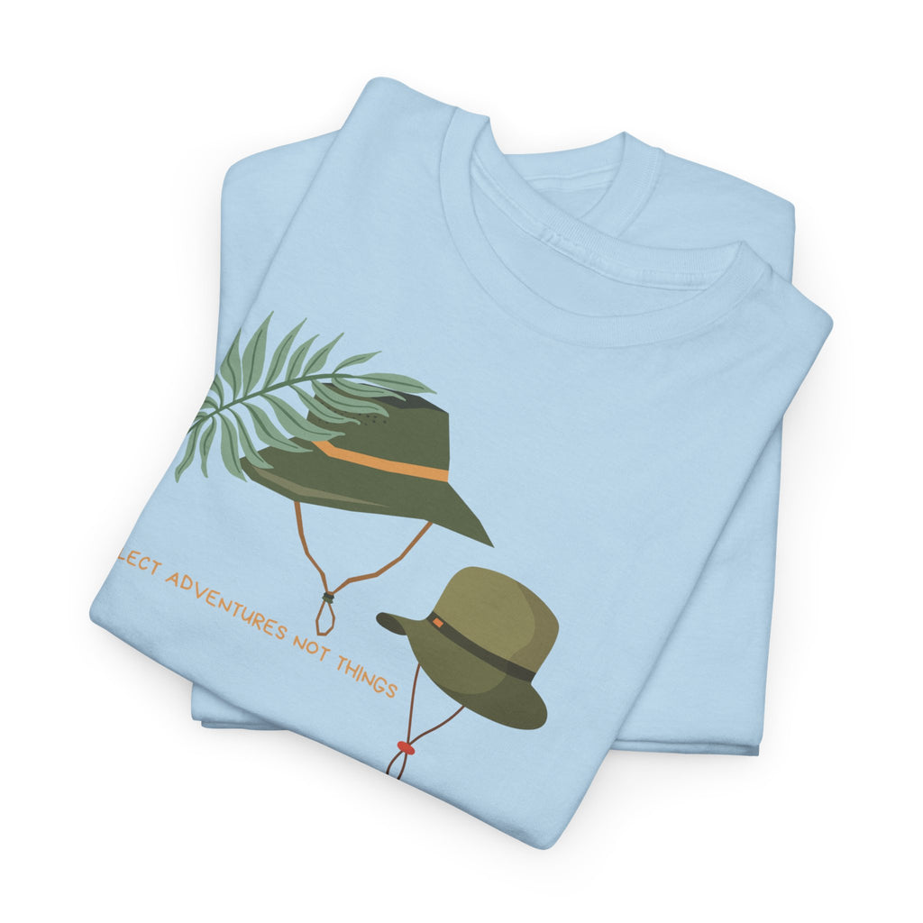 Tropical Palm & Adventure Hats T-Shirt - Heat Mess