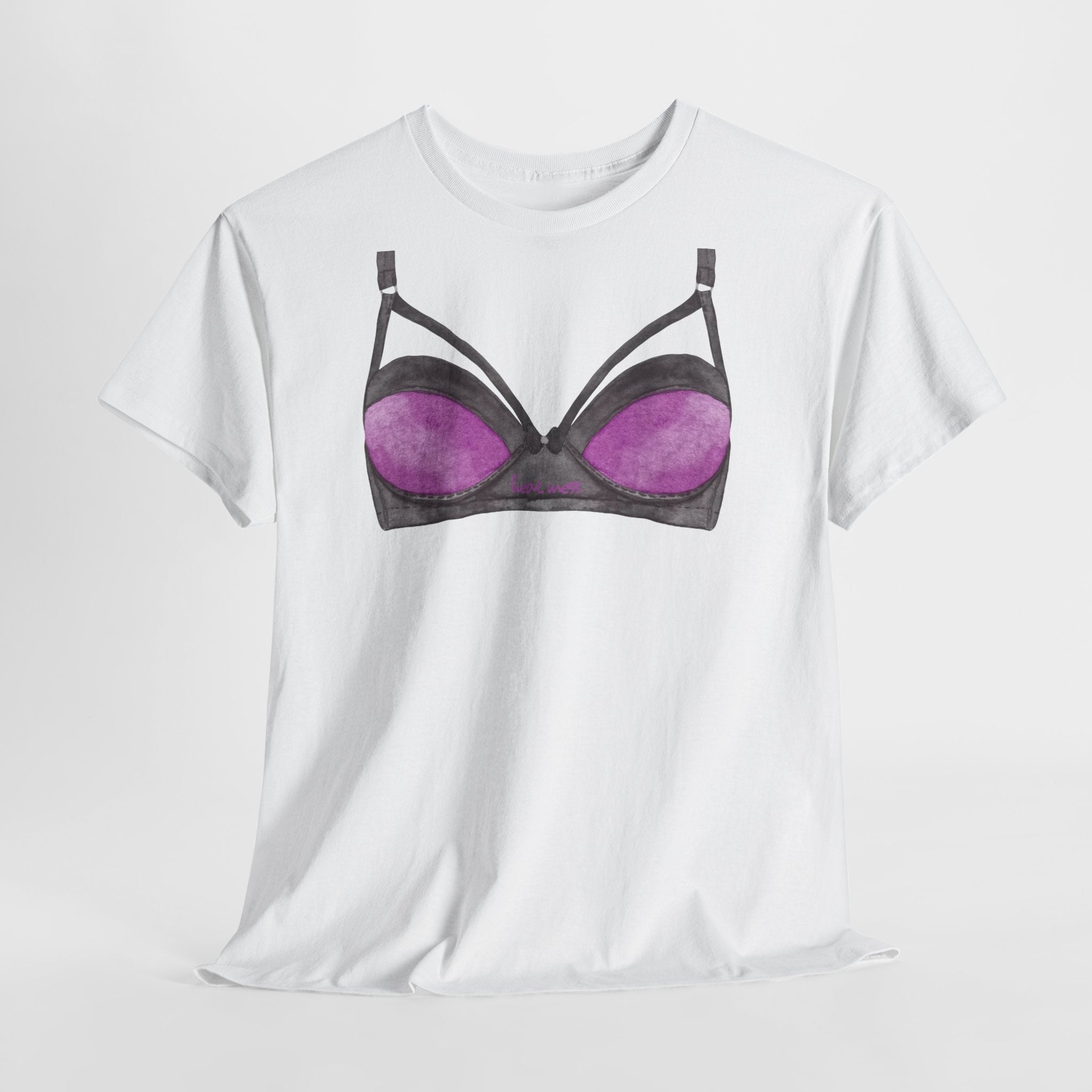 Bra Illustration T‑Shirt - Heat Mess