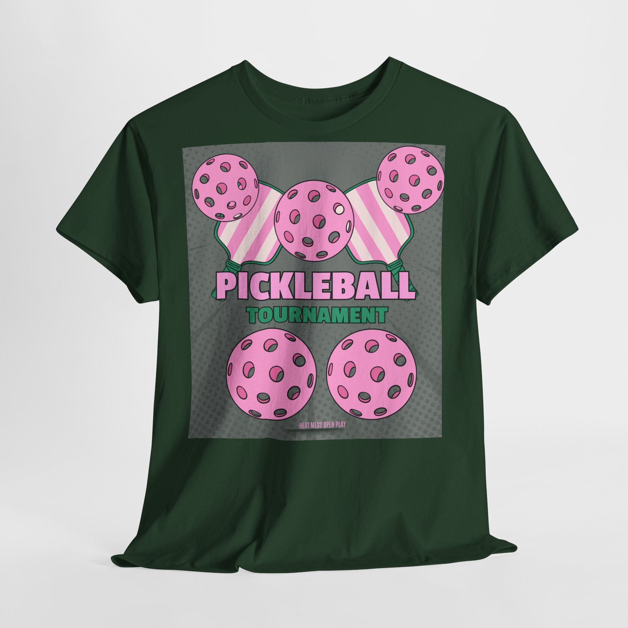 Pickleball Tournament T-Shirt - Heat Mess