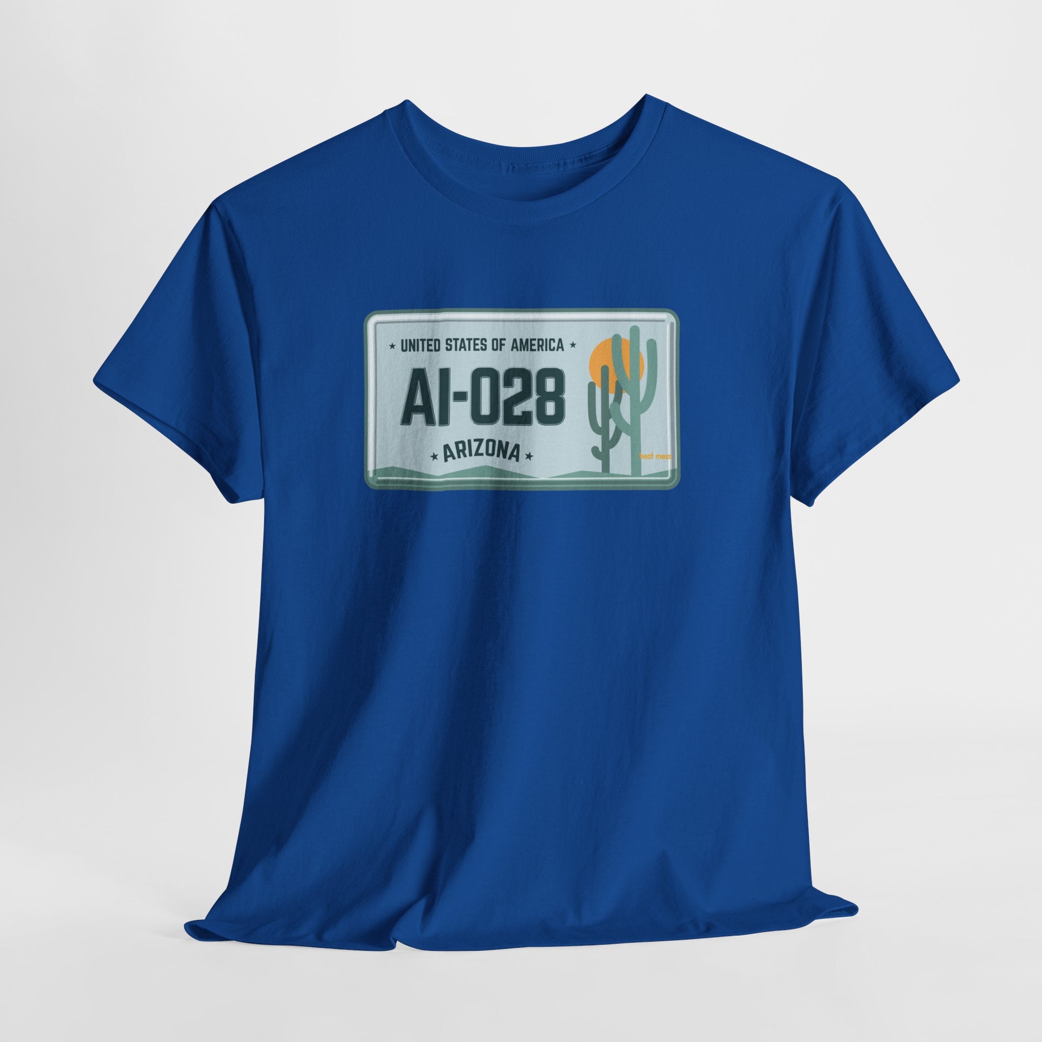 Arizona License Plate T‑Shirt - Heat Mess