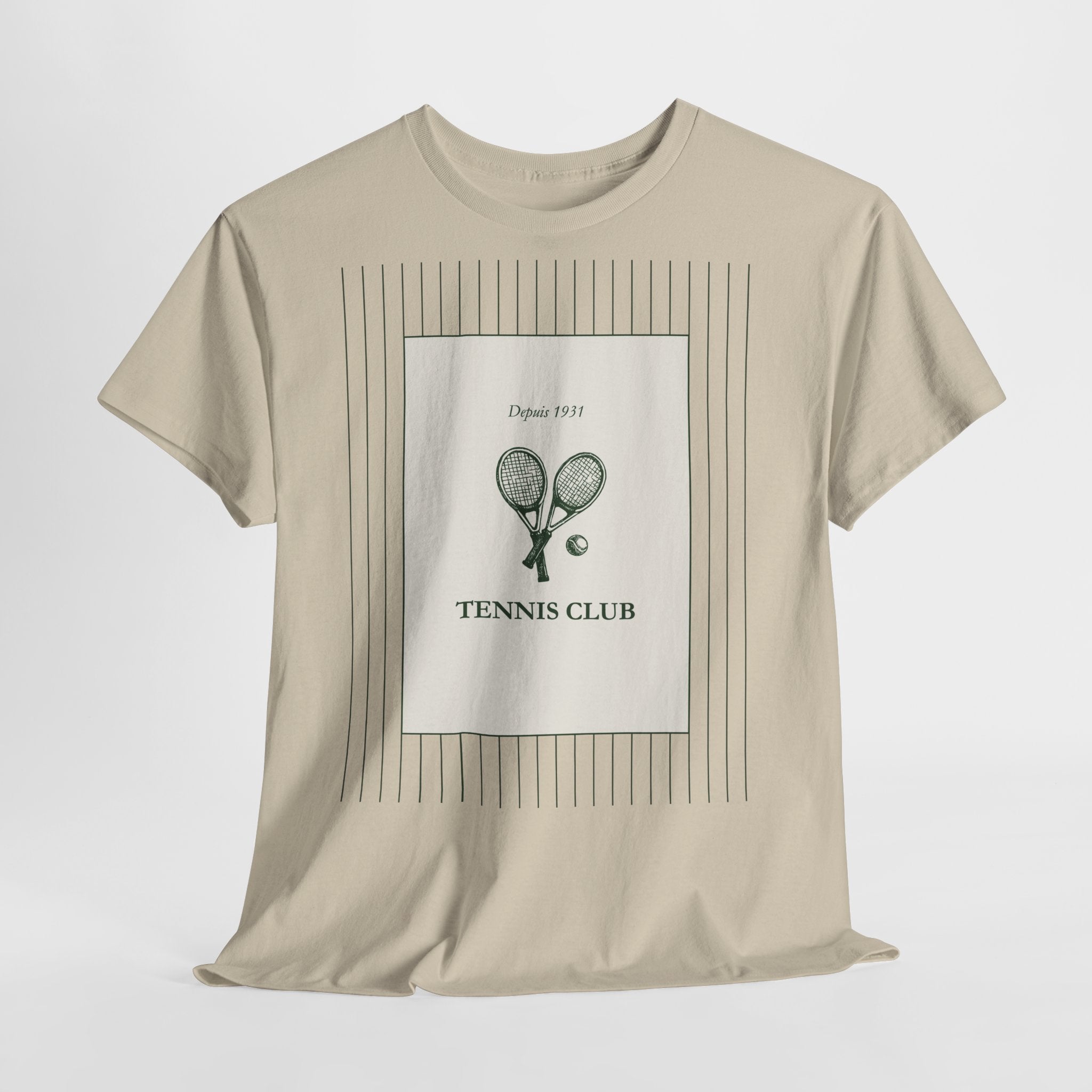 Tennis Club Racket T-Shirt - Heat Mess