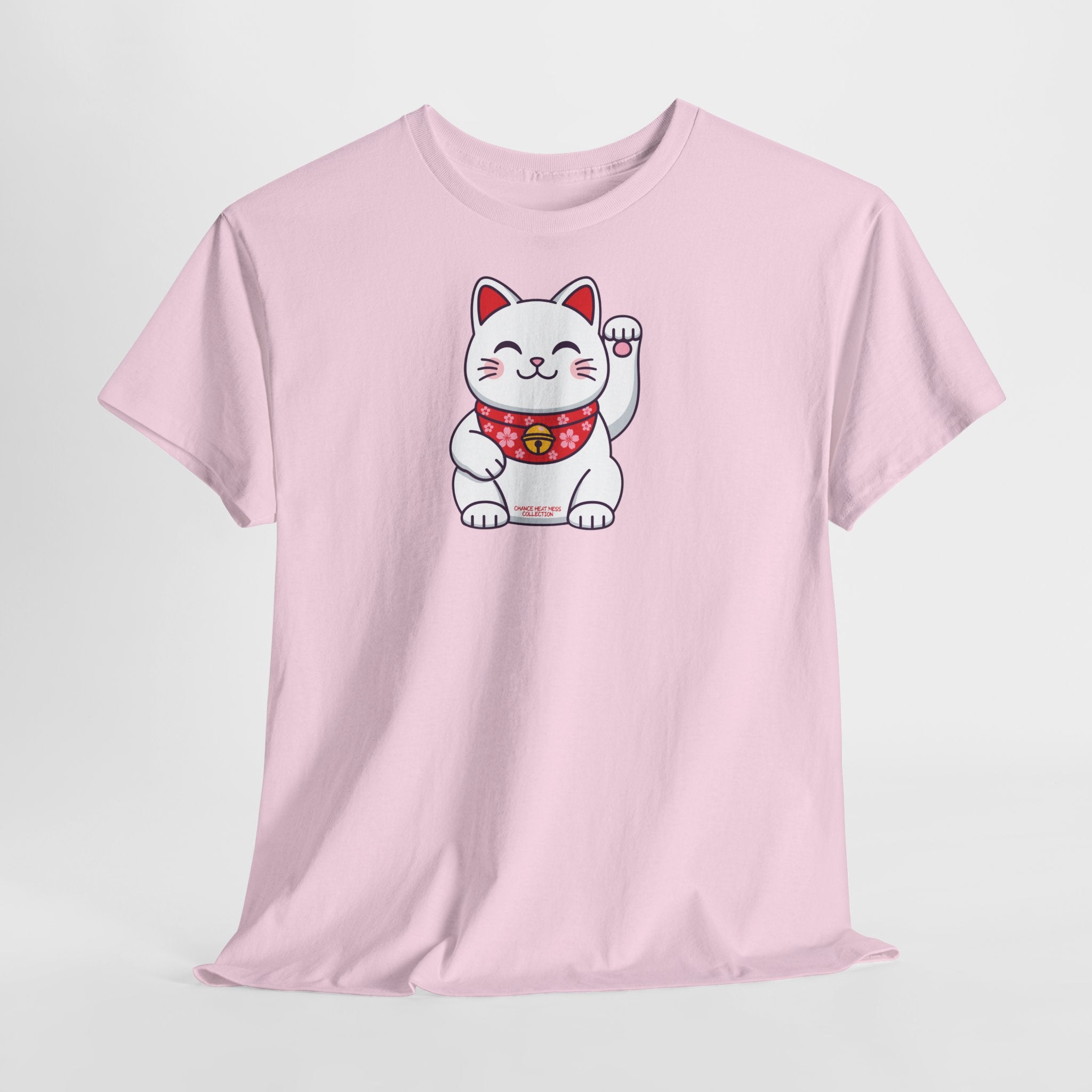 Japanese Good Luck Cat T-Shirt - Heat Mess