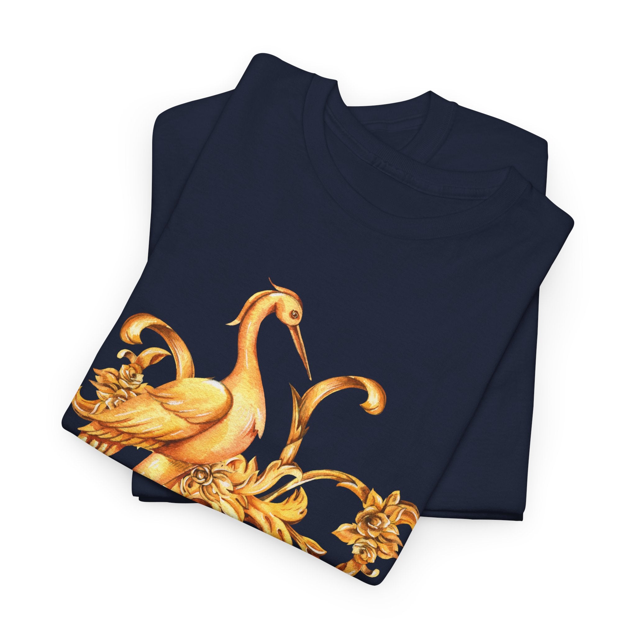Floral Golden T'Shirt - Heat Mess