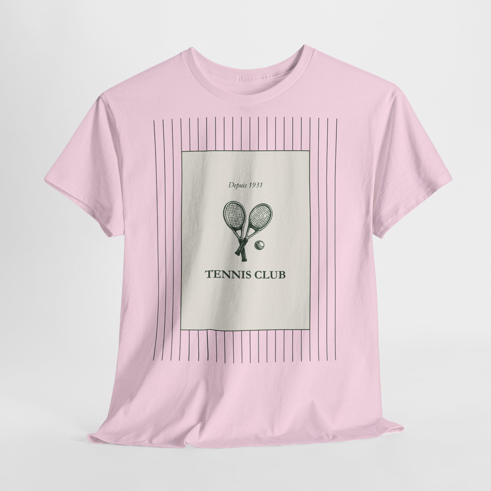 Tennis Club Racket T-Shirt - Heat Mess