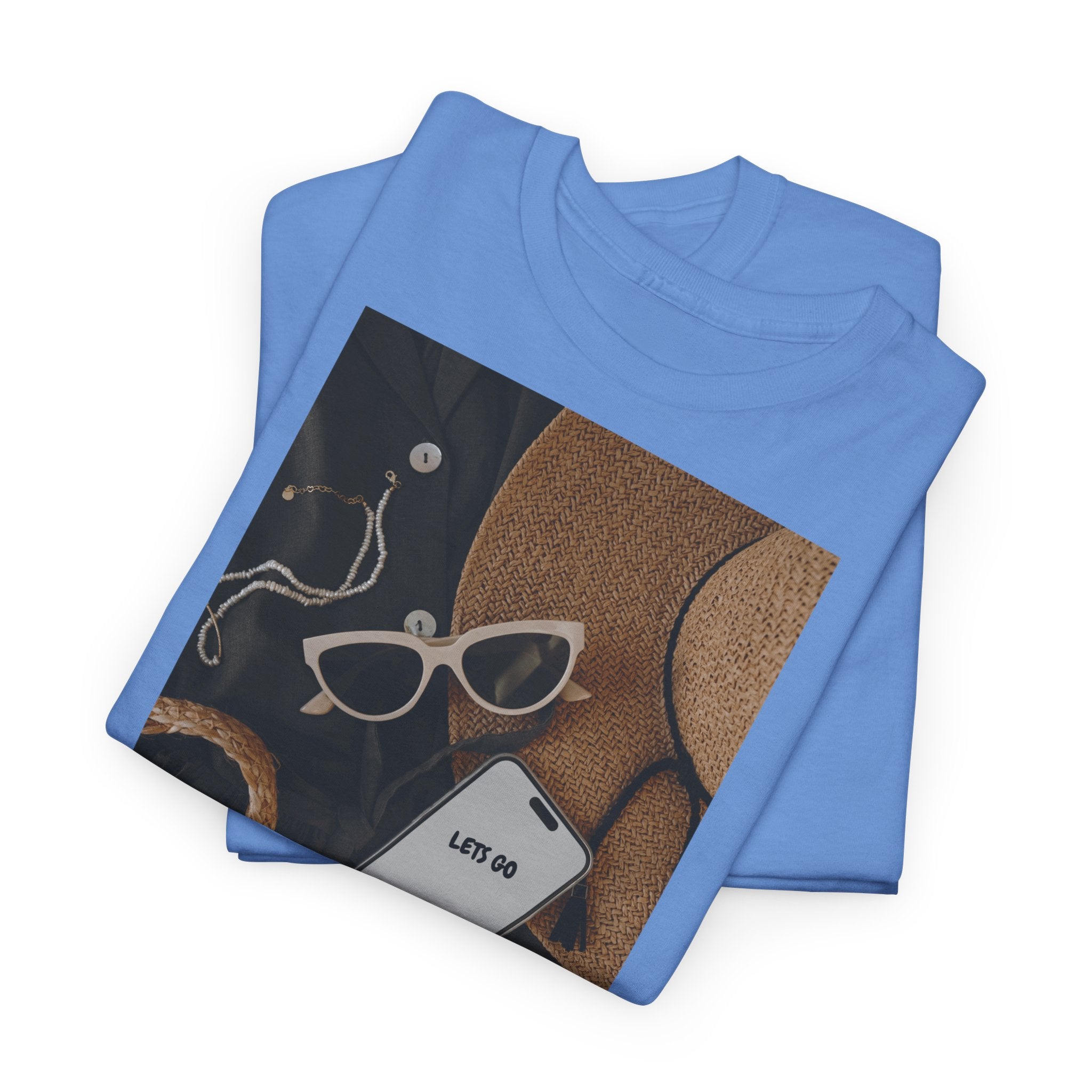 Vacation Essentials T‑Shirt 'Let's Go' - Heat Mess