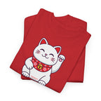 Japanese Good Luck Cat T-Shirt - Heat Mess