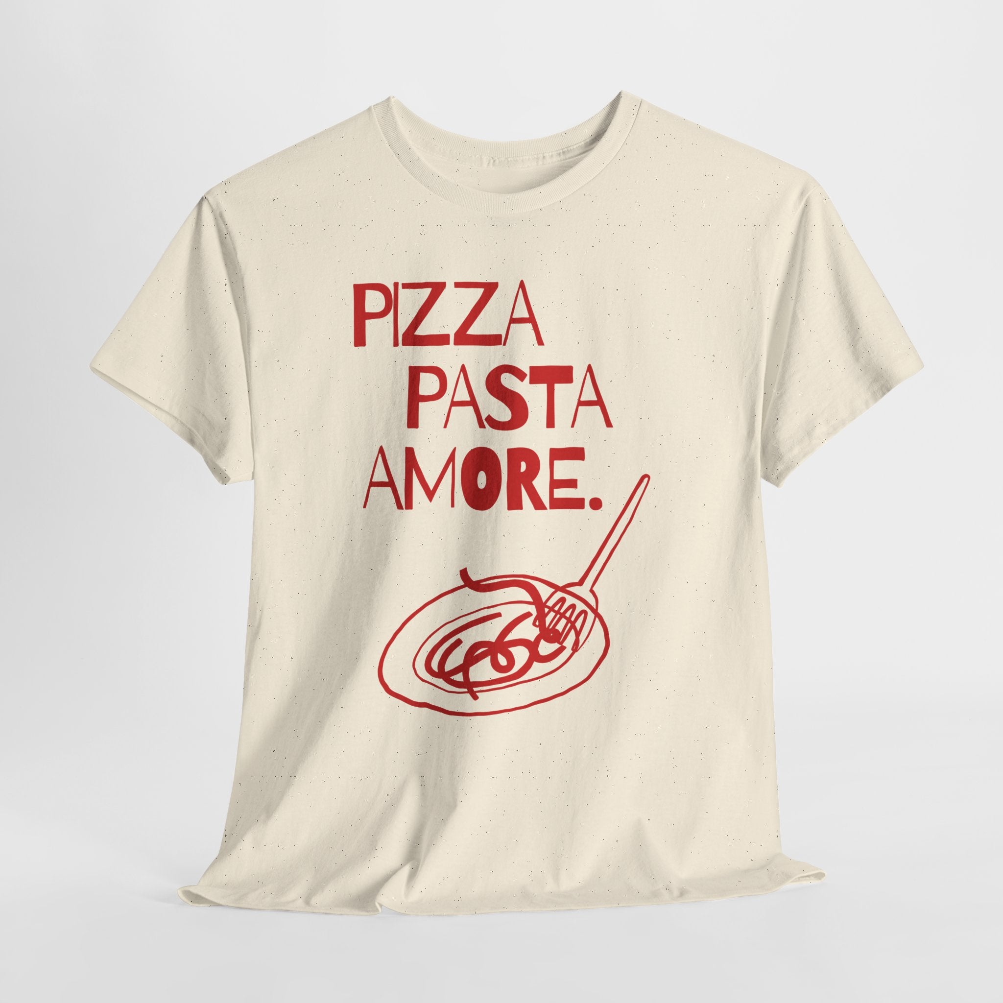 Pizza Pasta Amore T-Shirt - Heat Mess