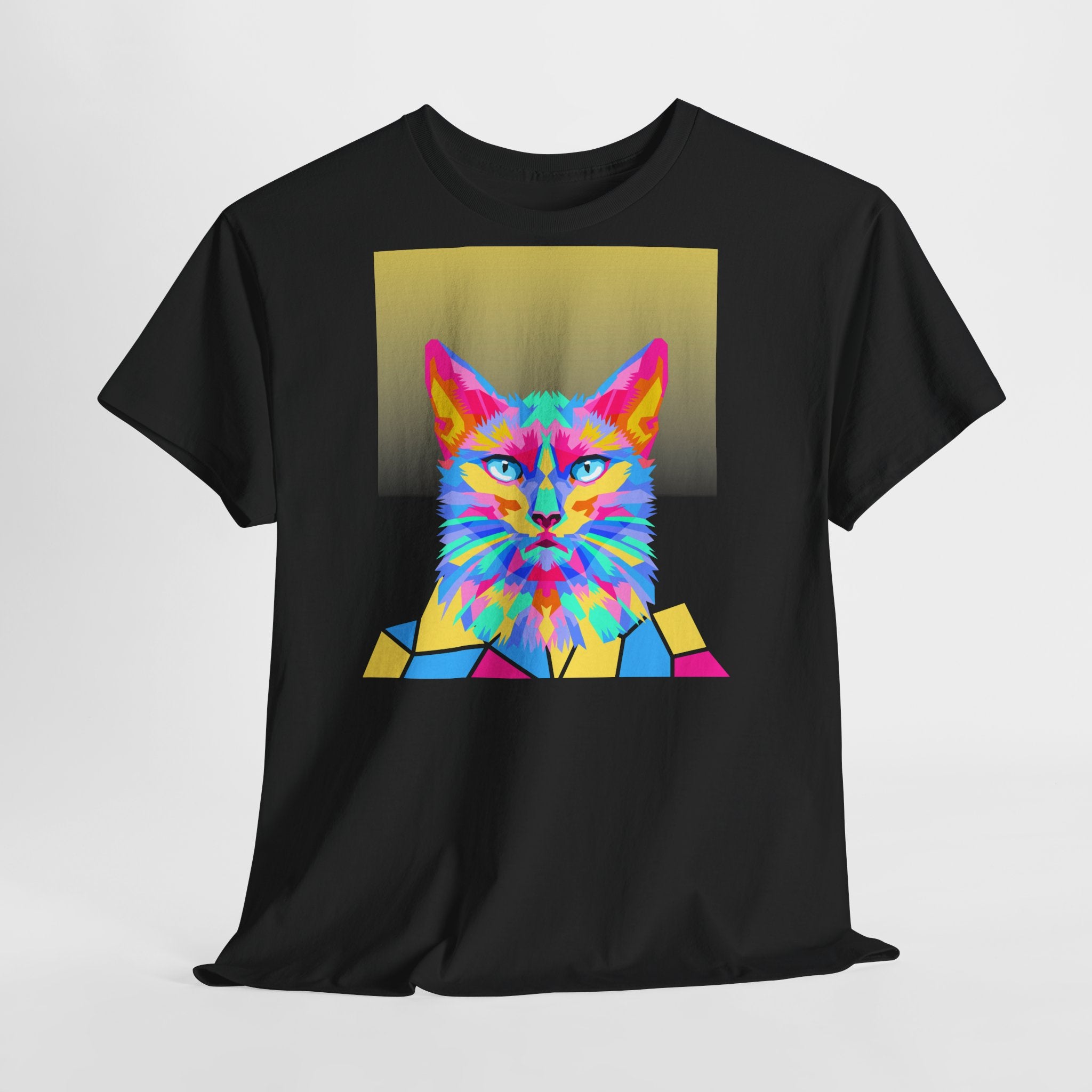 Pop Art Cat T-Shirt - Heat Mess