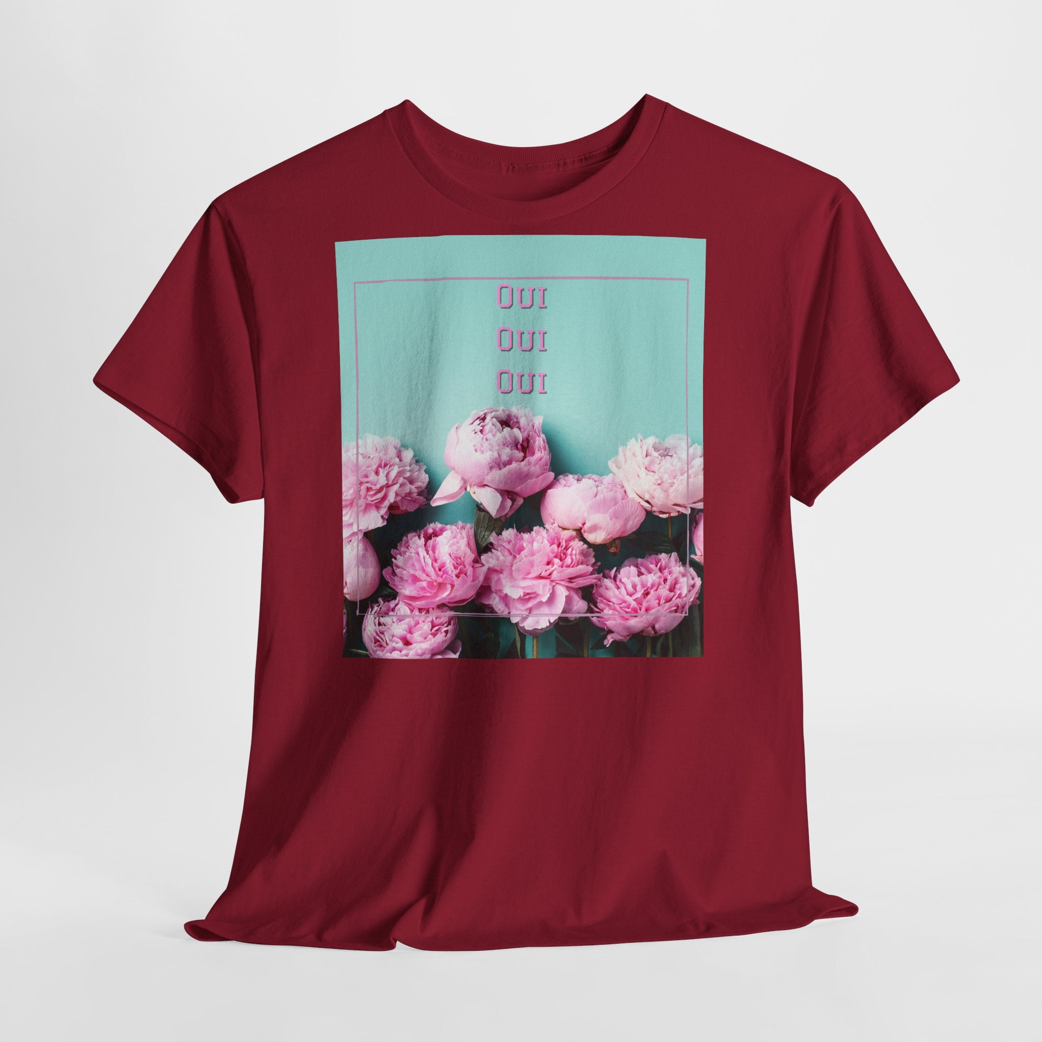 Floral 'Oui Oui' T-Shirt