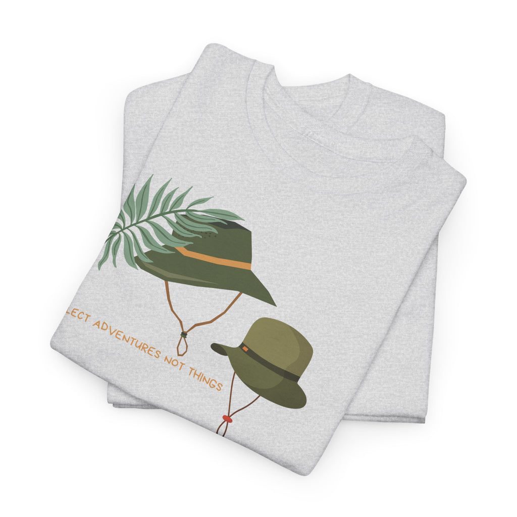 Tropical Palm & Adventure Hats T-Shirt - Heat Mess