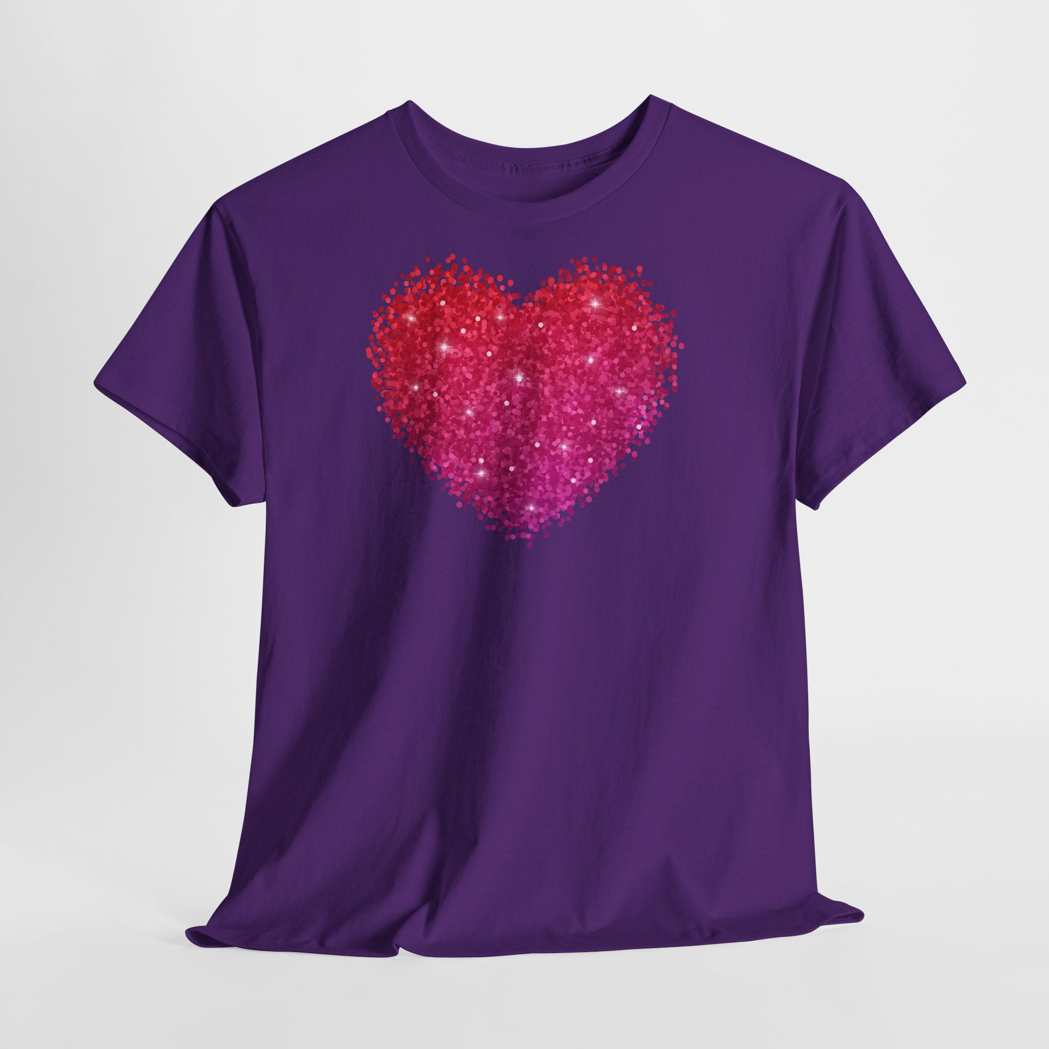Love Sparkling Heart T‑Shirt - Heat Mess