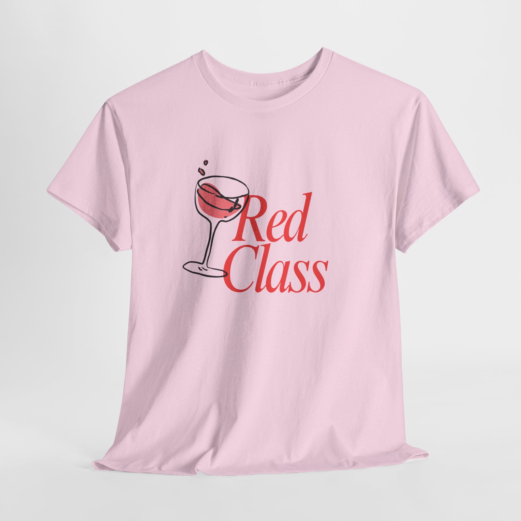 Red Class Wine Tee - Heat Mess