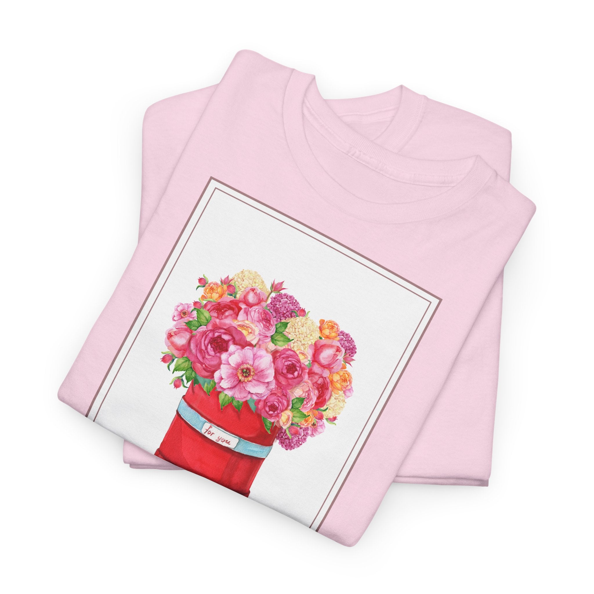 Love Floral I Love You T-Shirt - Heat Mess