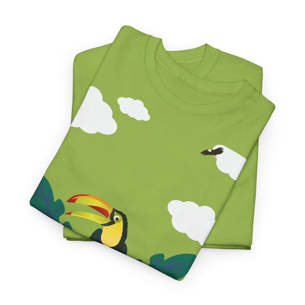 Toucan Tropical Jungle T-Shirt - Heat Mess