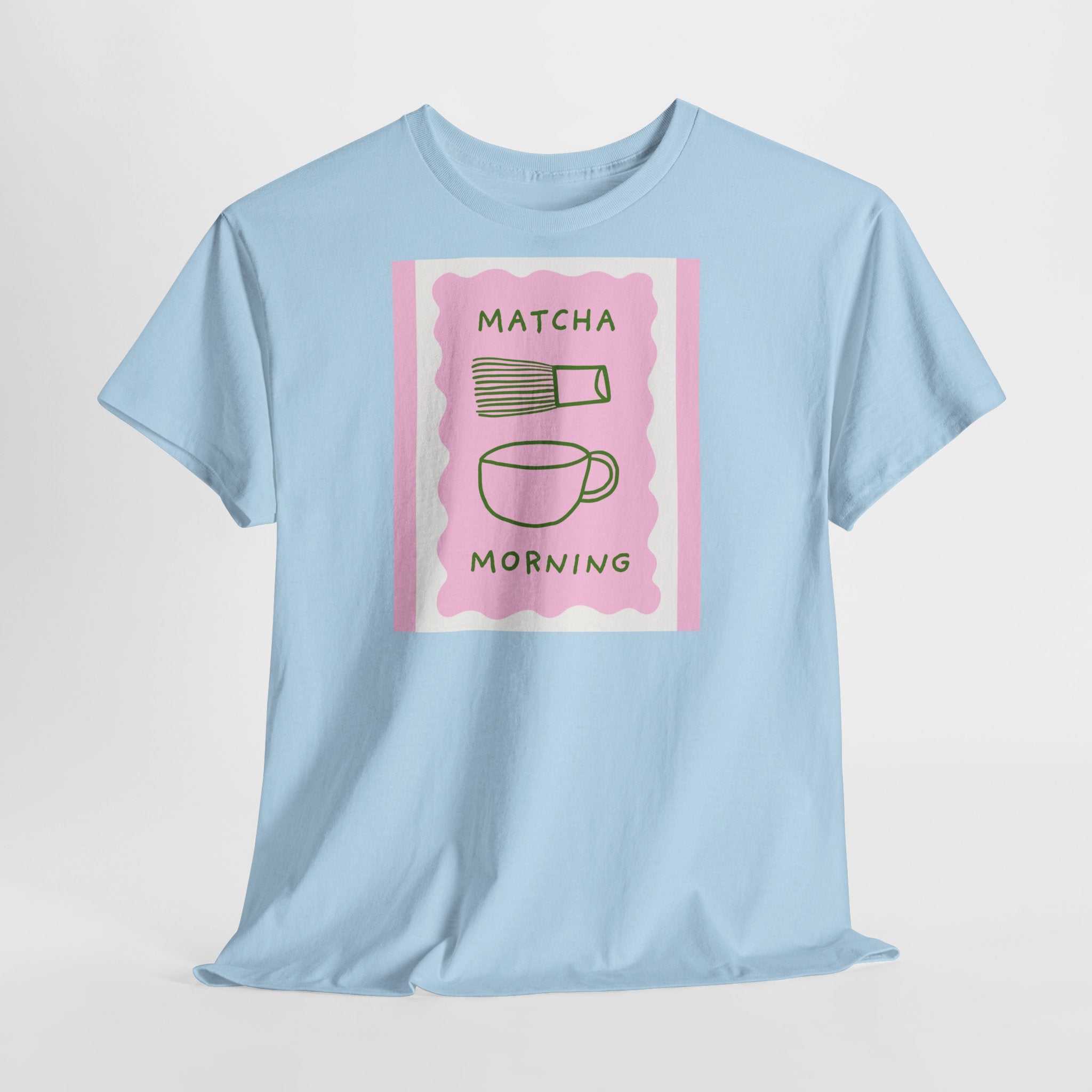 Smart Matcha Morning T-Shirt - Heat Mess