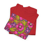 Floral Burst Tee Wildflowers T-Shirt - Heat Mess