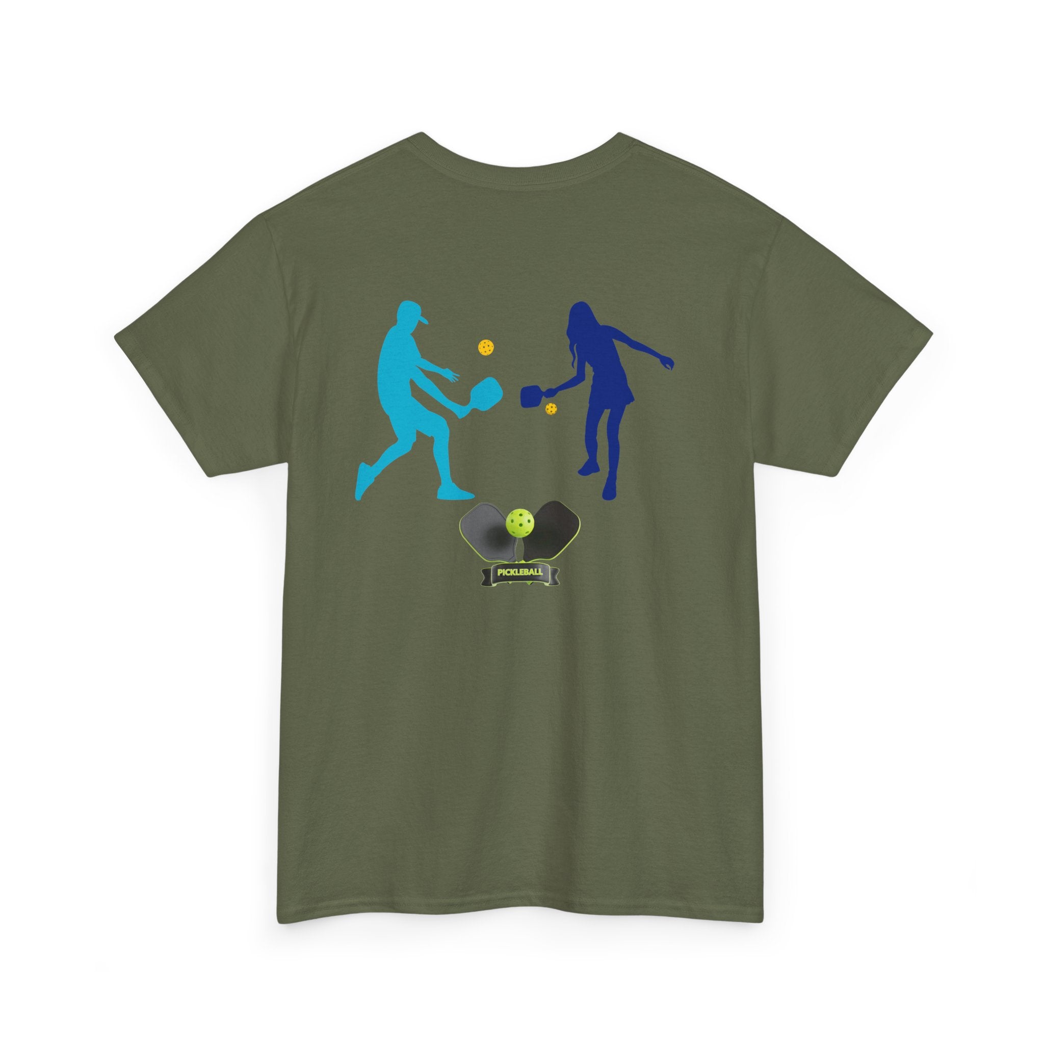 Pickleball Couple T‑Shirt - Heat Mess