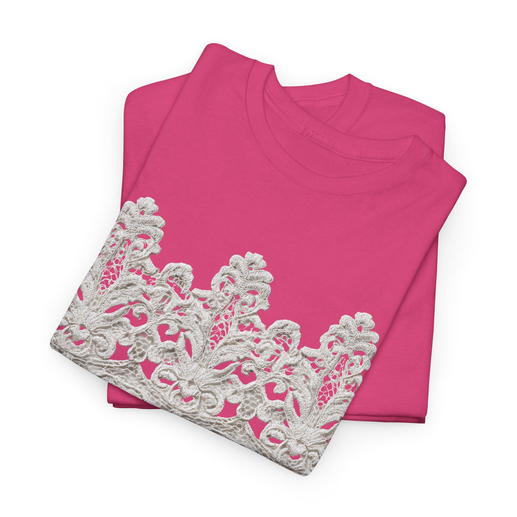 Floral Lace Crown T-Shirt - Heat Mess