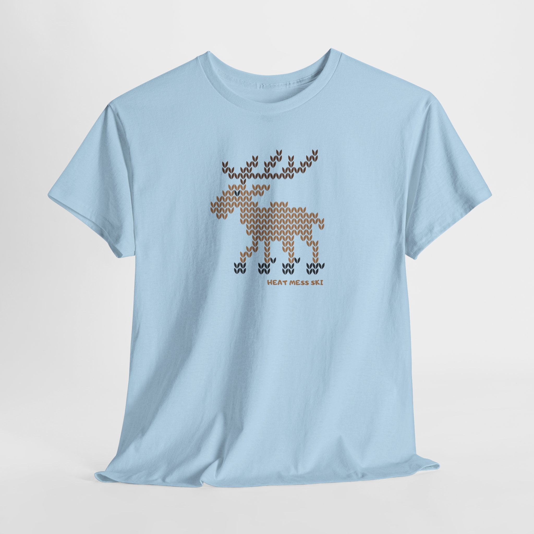 Reindeer Ski T-Shirt - Heat Mess