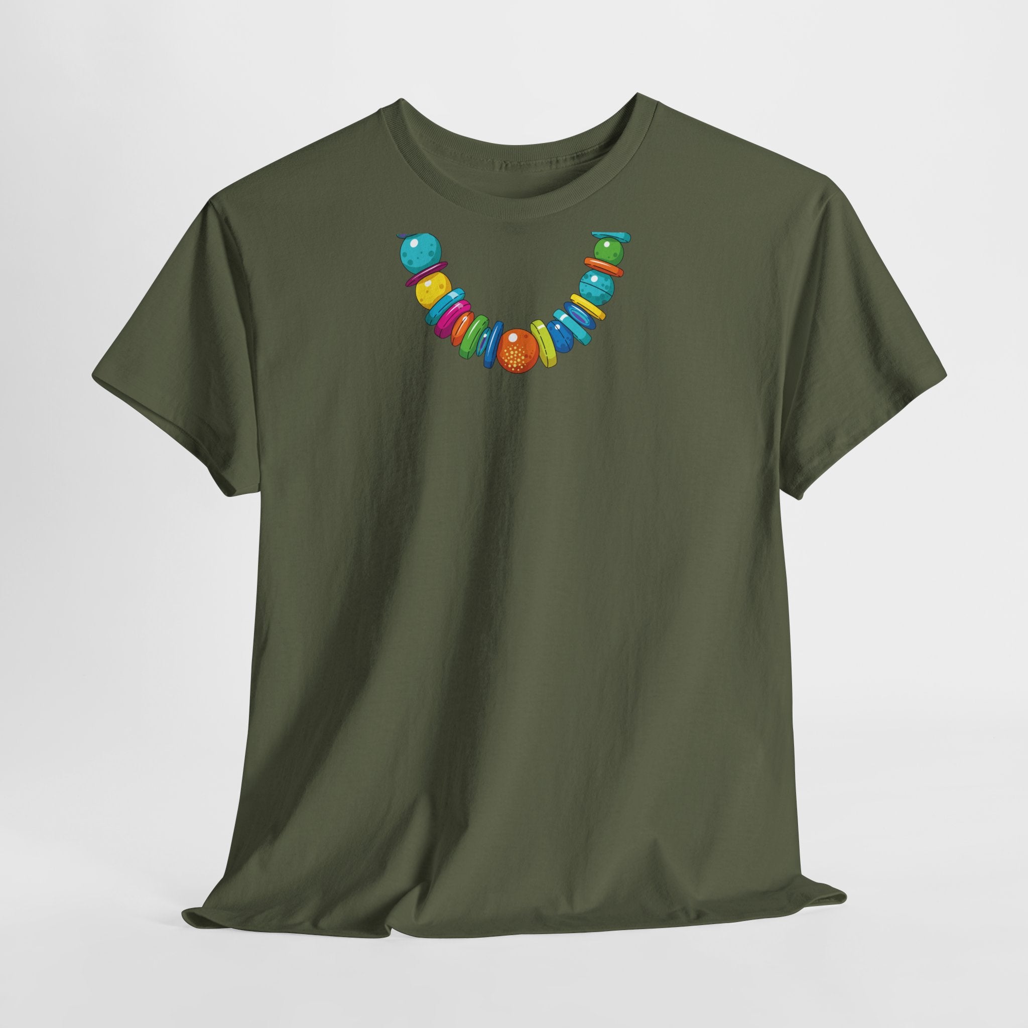 Colorful Necklace T-Shirt - Heat Mess