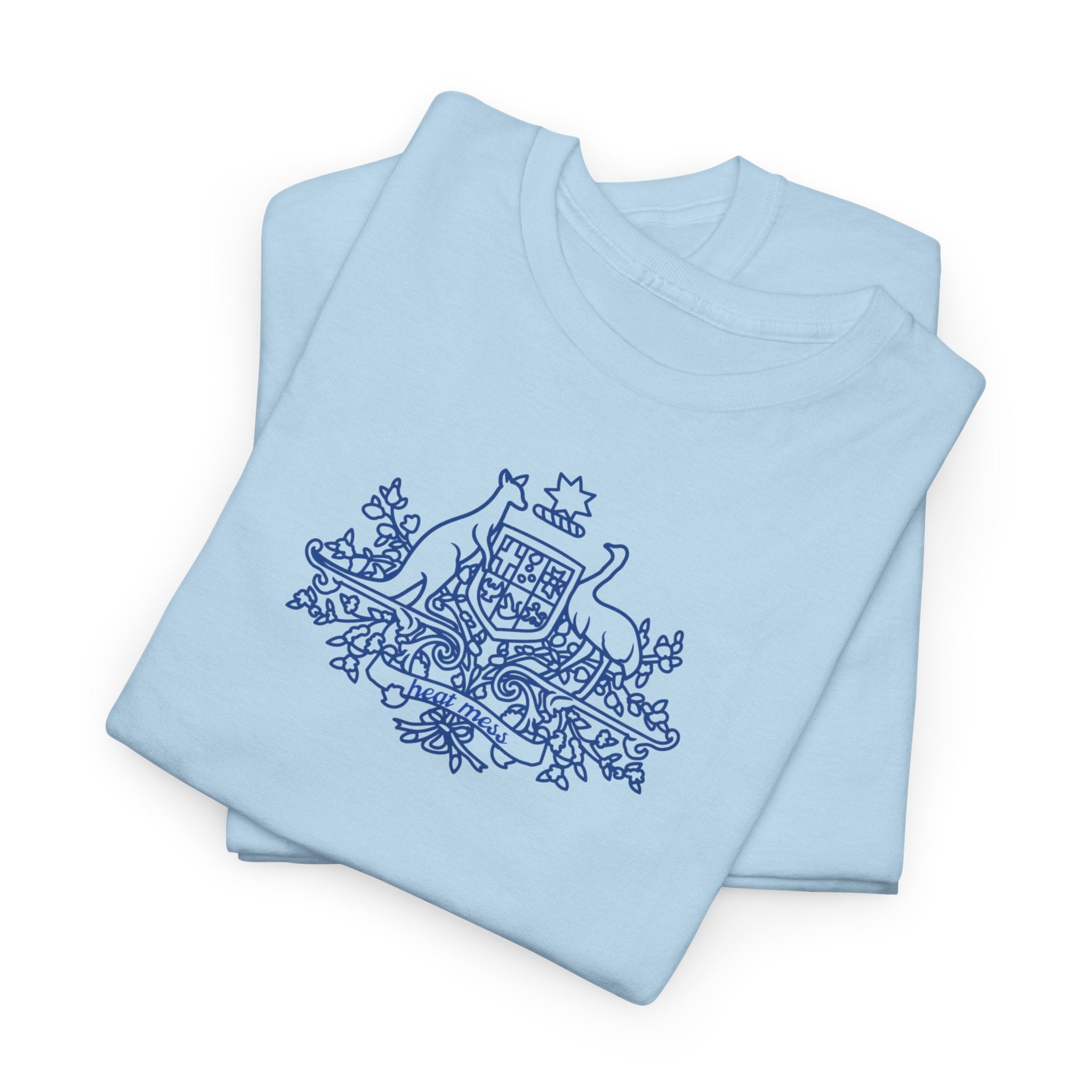 Scenic Cottage Blue Toile T-Shirt - Heat Mess