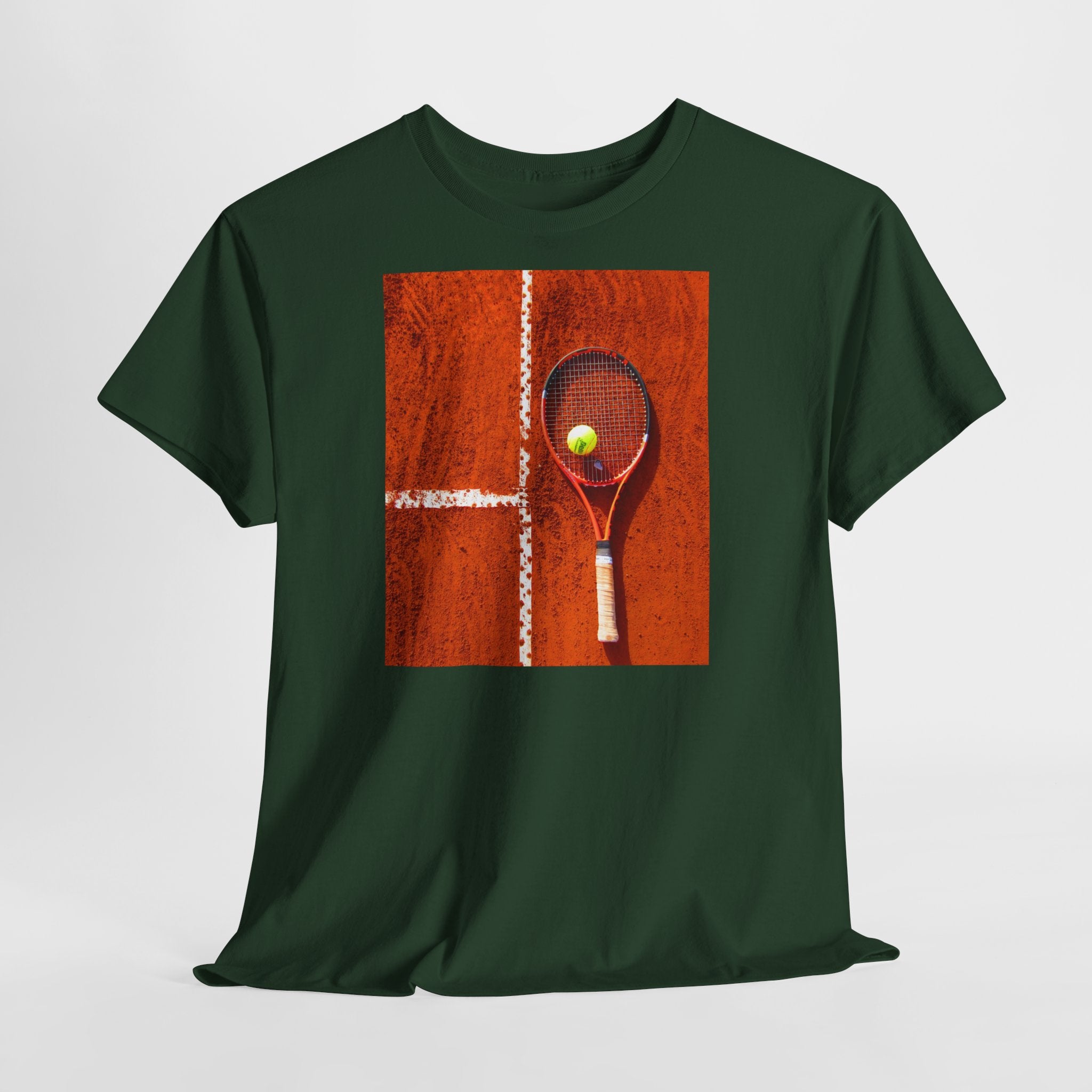 Tennis Racket & Ball T‑Shirt - Heat Mess