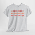 Geometric Floral Stripe T-SHIRT - Heat Mess