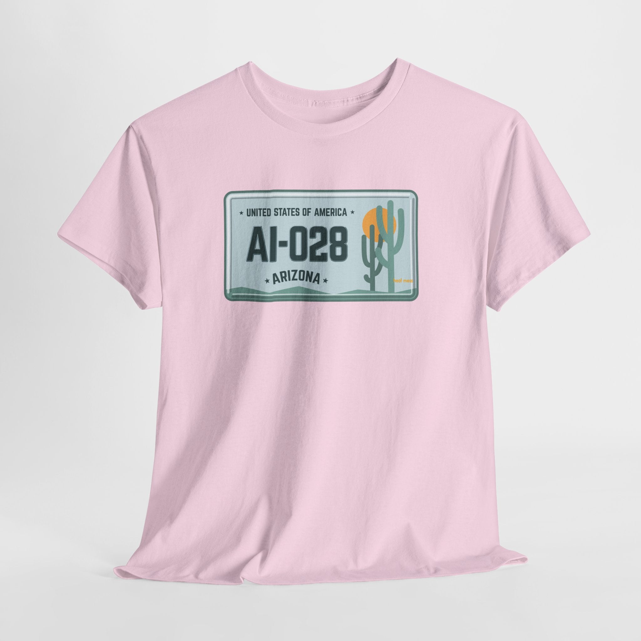 Arizona License Plate T‑Shirt - Heat Mess