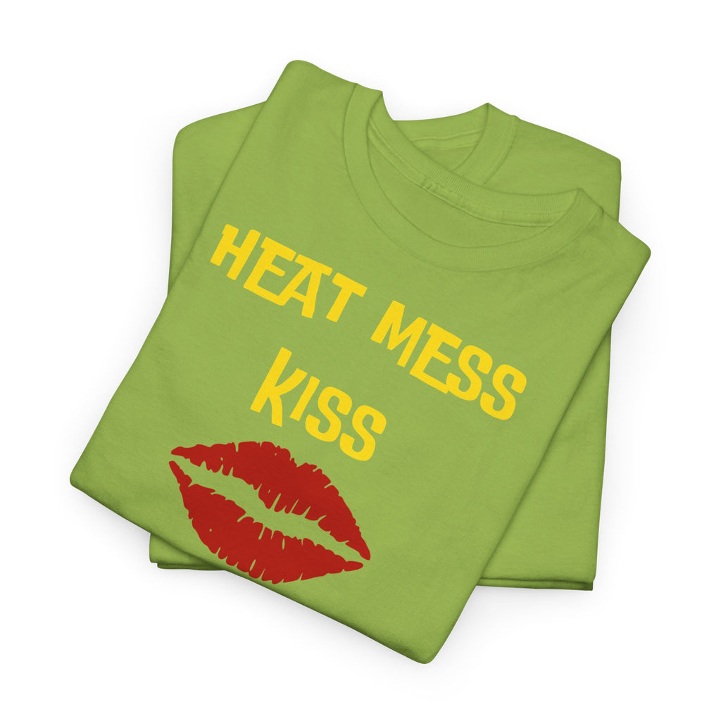 "Heat Mess Kiss" Graphic T-Shirt - Heat Mess