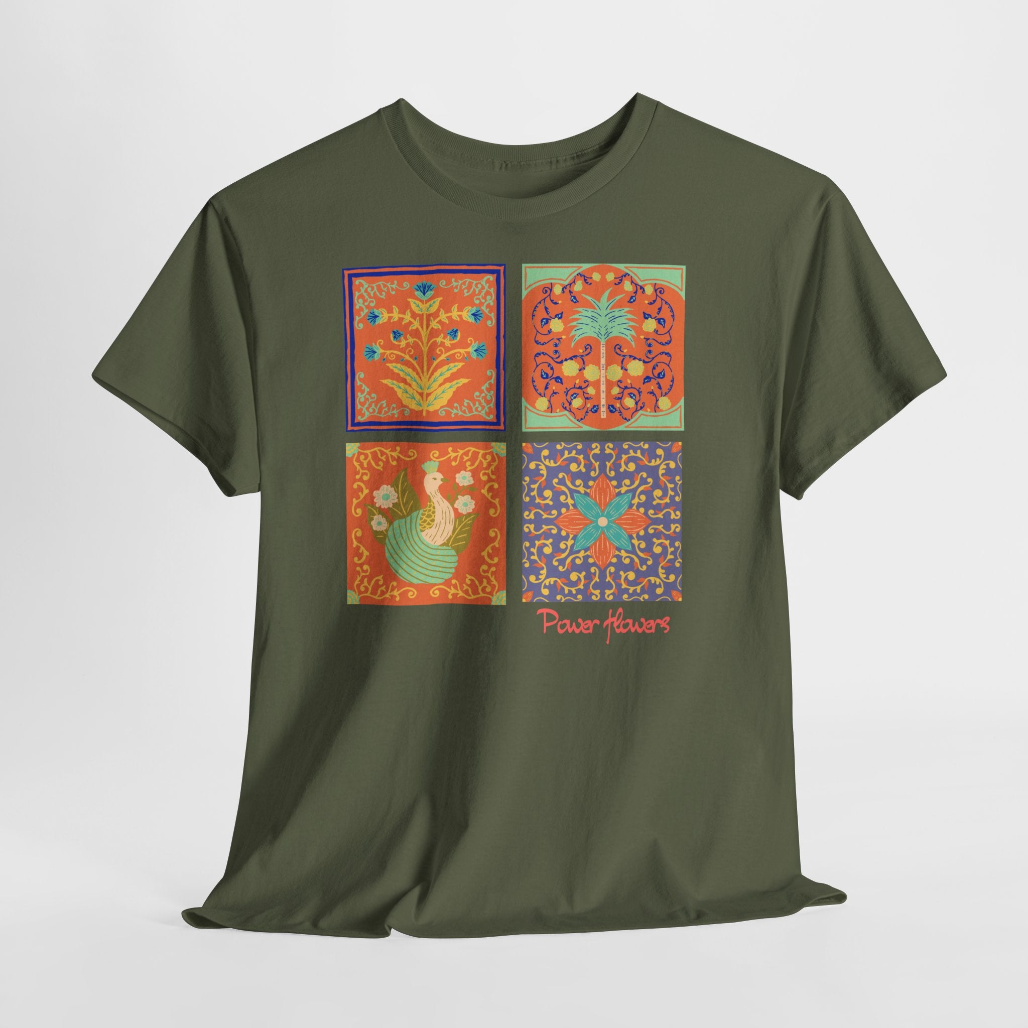 Flowers Power T-Shirt - Heat Mess