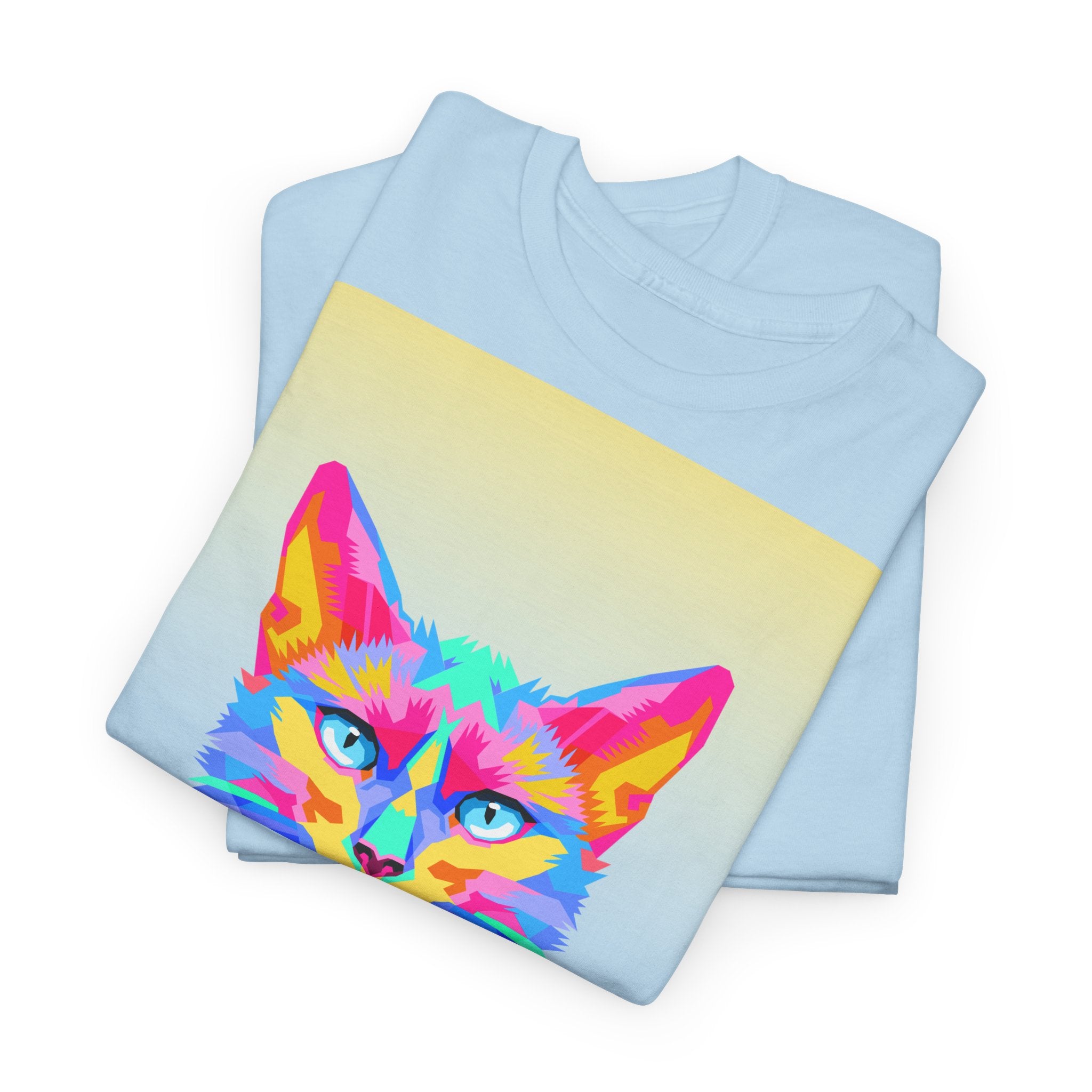 Pop Art Cat T-Shirt - Heat Mess