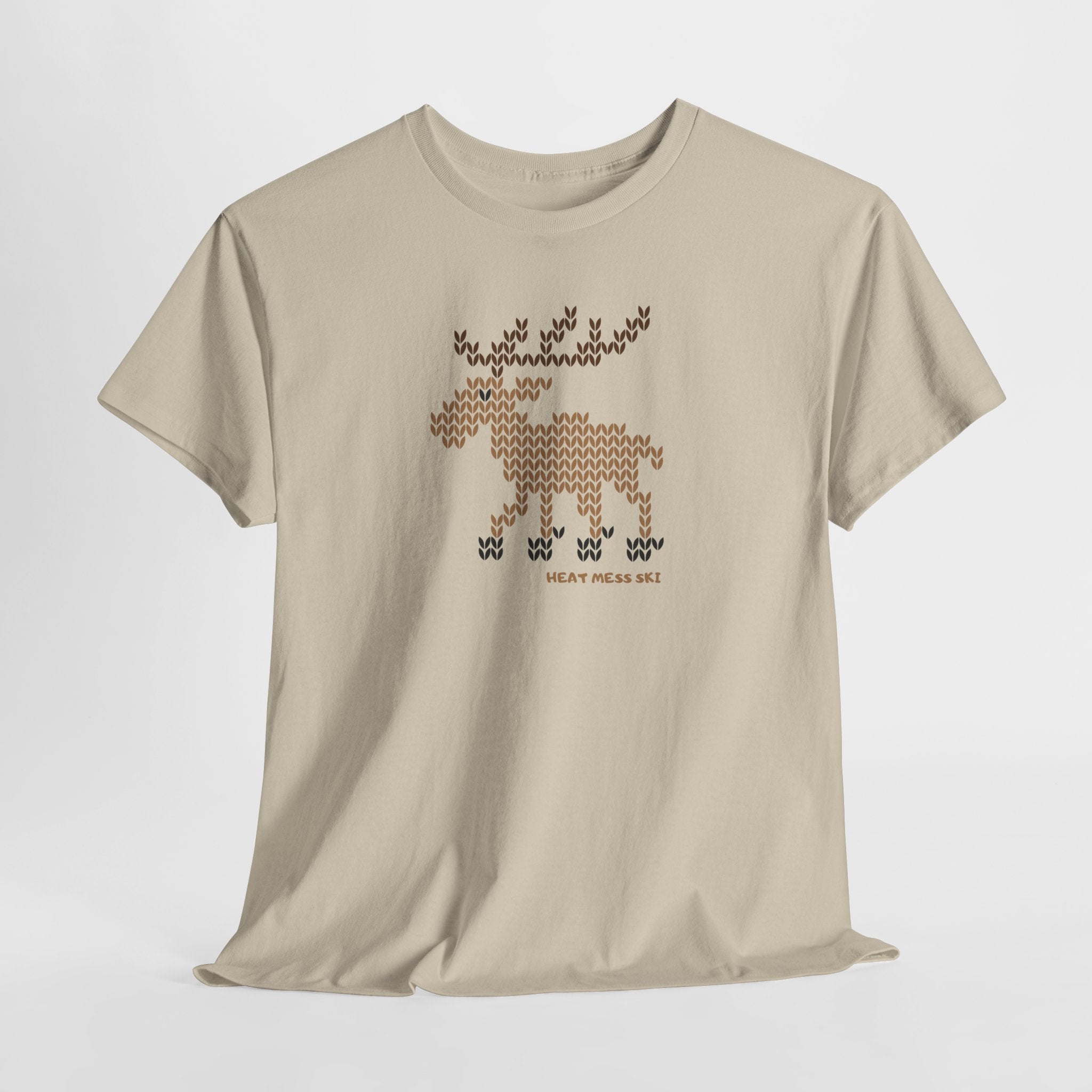 Reindeer Ski T-Shirt - Heat Mess