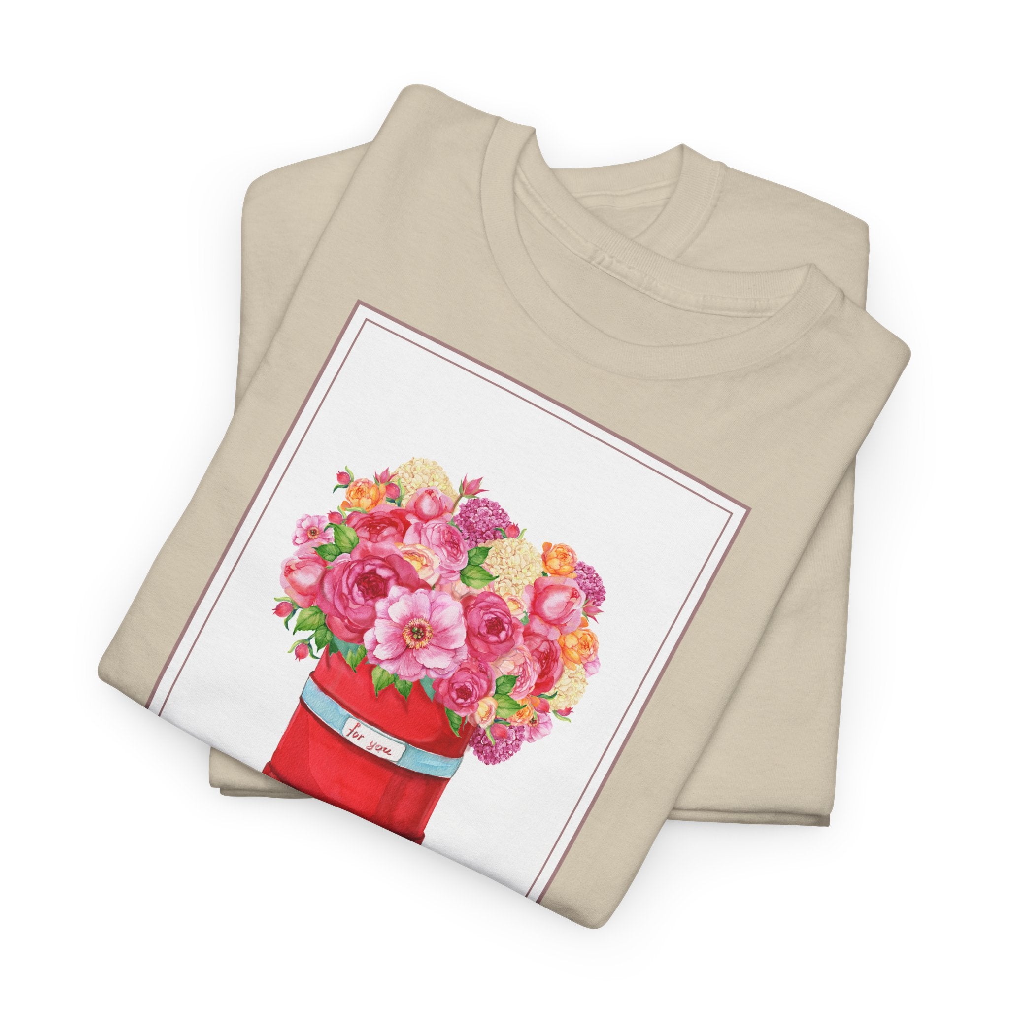 Love Floral I Love You T-Shirt - Heat Mess