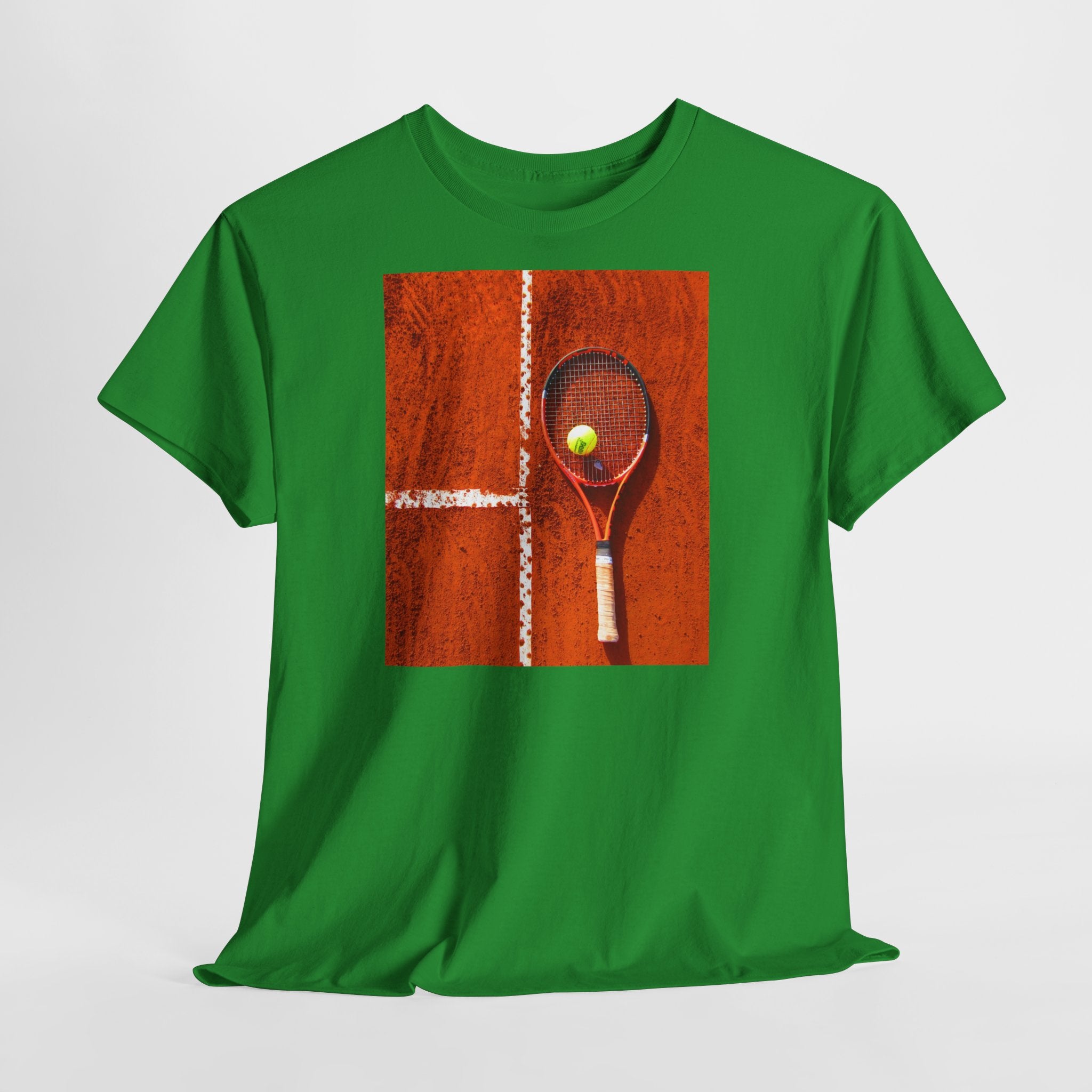 Tennis Racket & Ball T‑Shirt - Heat Mess