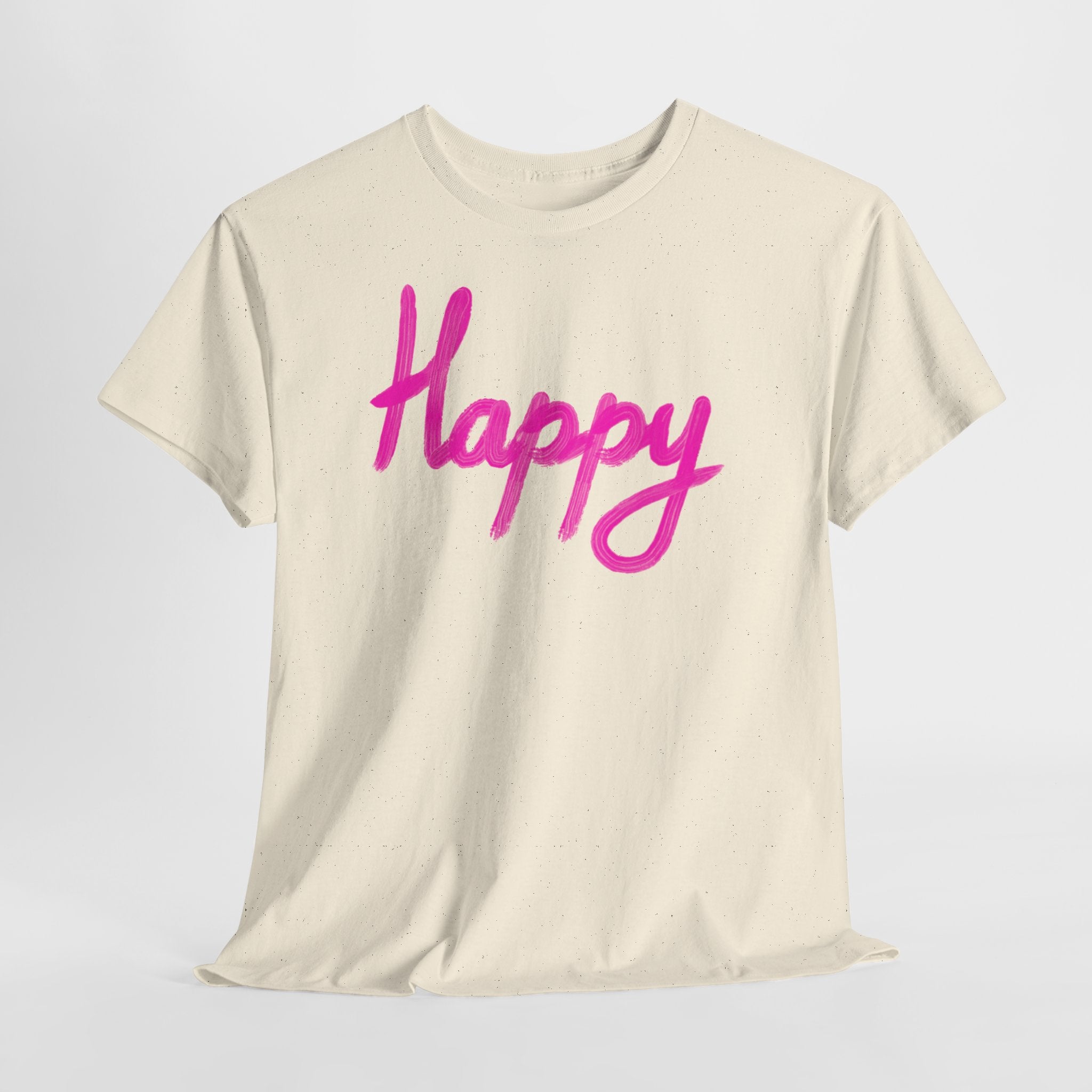 Happy Script T‑Shirt - Heat Mess
