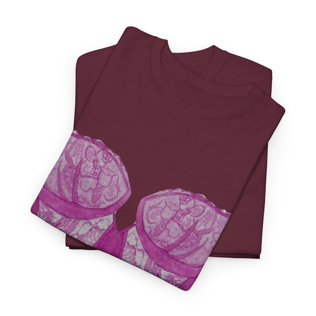 Lace Bralette T-Shirt - Heat Mess