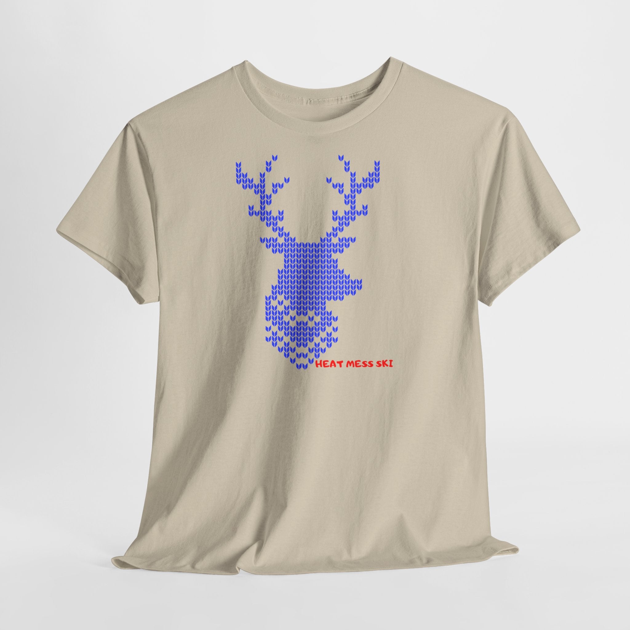 Reindeer Ski T-Shirt - Heat Mess