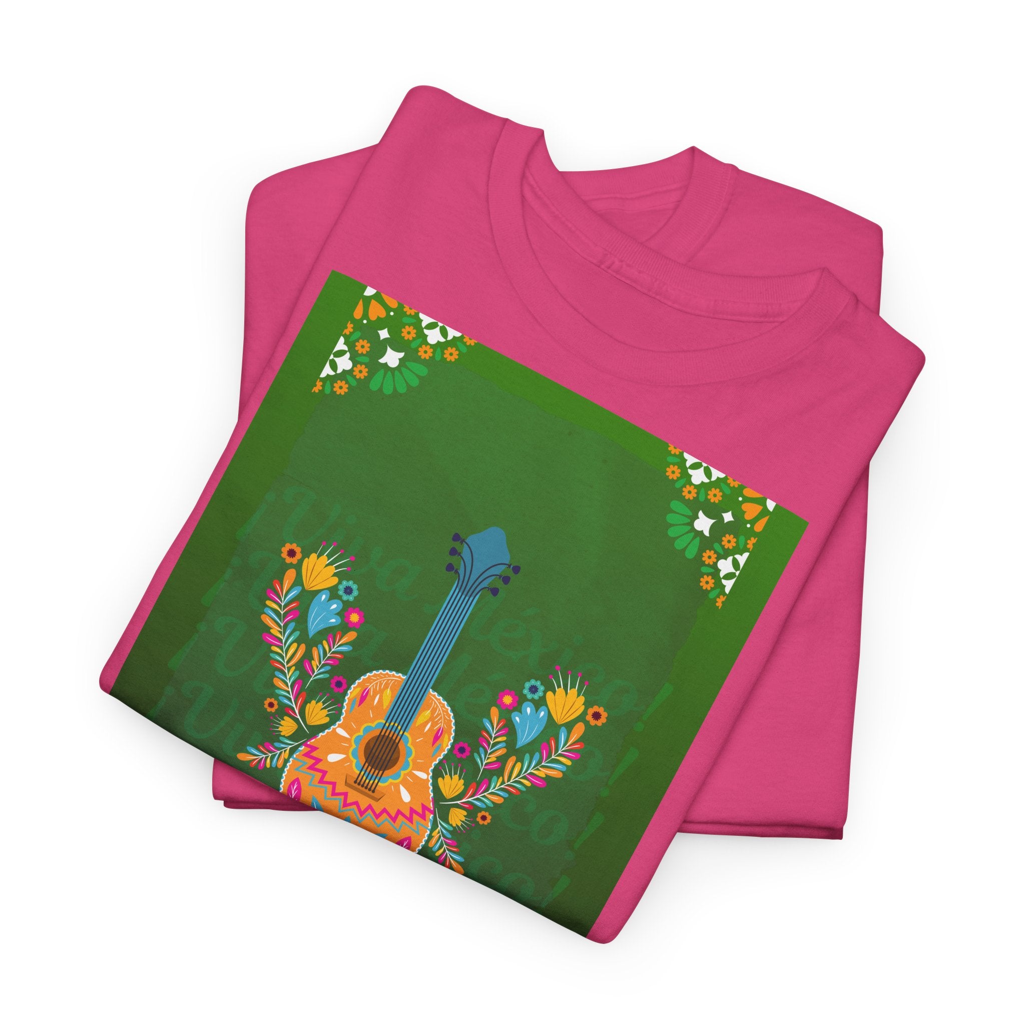 Floral Guitar T-Shirt - Heat Mess
