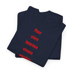 "Pour vivre heureux vivons perchés" T-Shirt