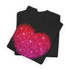 Love Sparkling Heart T‑Shirt - Heat Mess