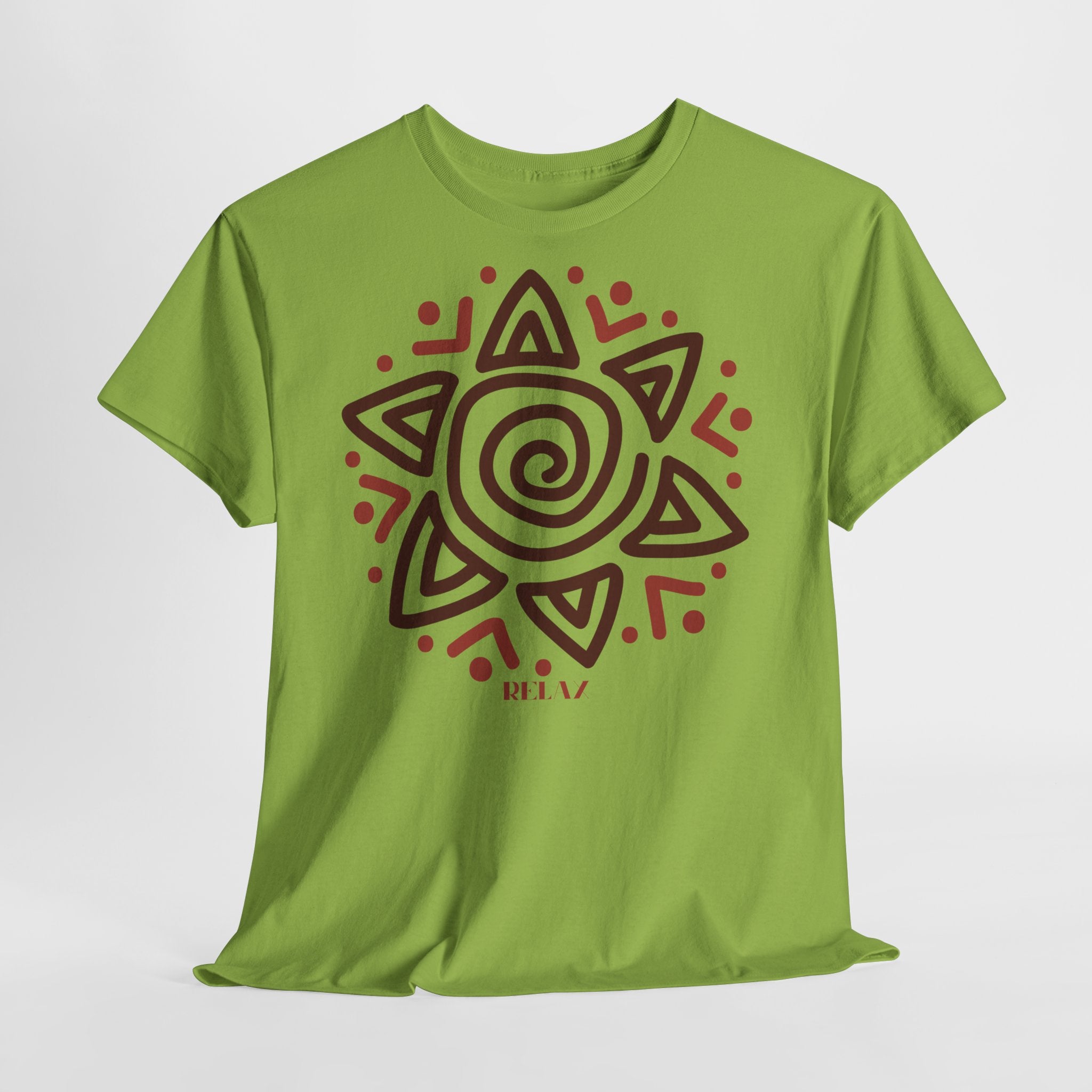 Sun Spiral Boho Tribal Sun T-Shirt - Heat Mess