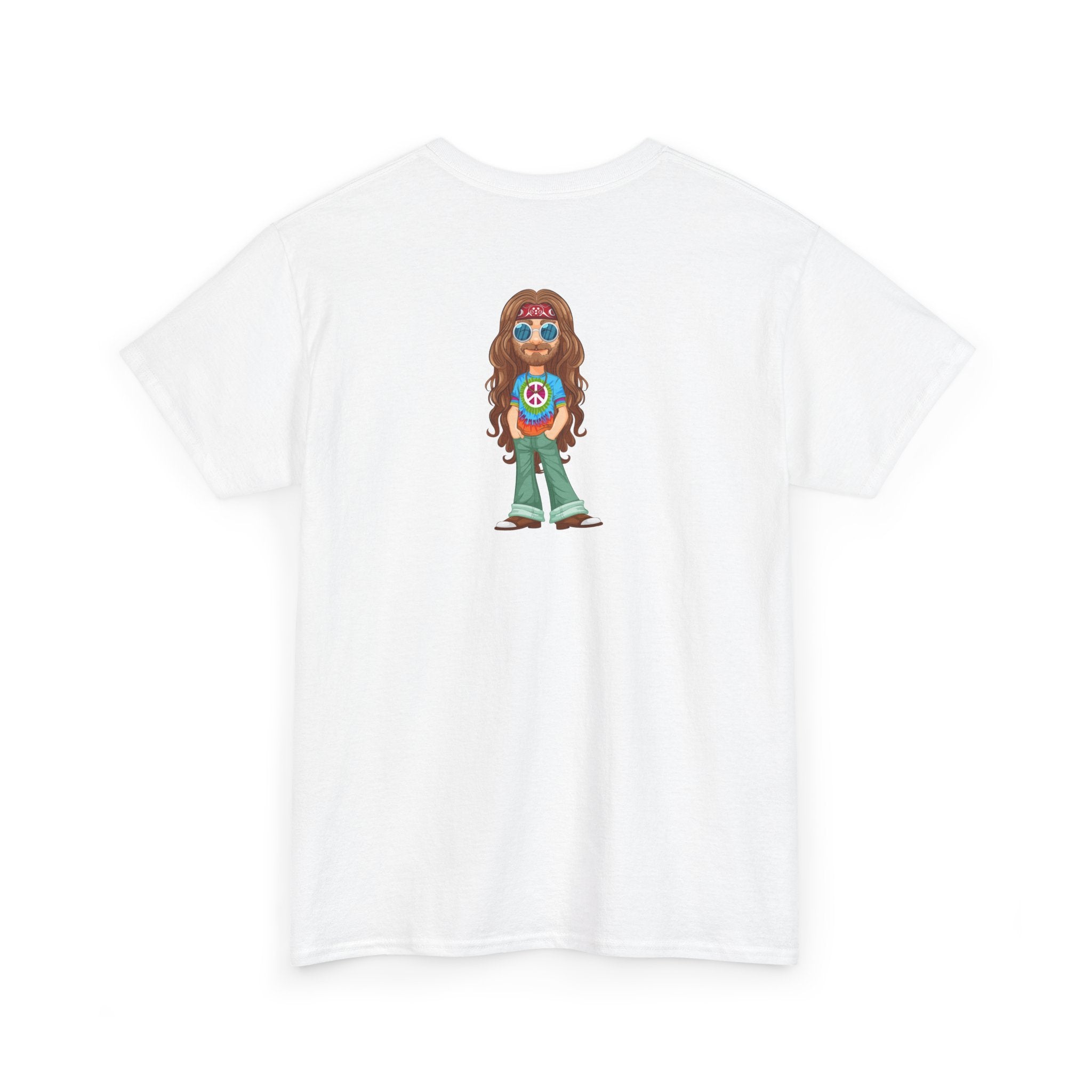 Tie-Dye Hippie Character T-Shirt - Heat Mess