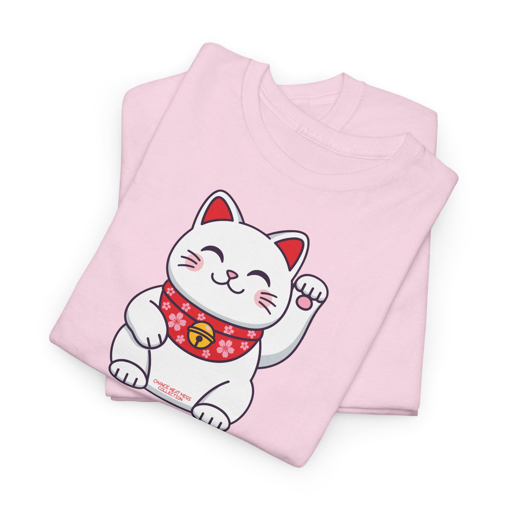 Japanese Good Luck Cat T-Shirt - Heat Mess