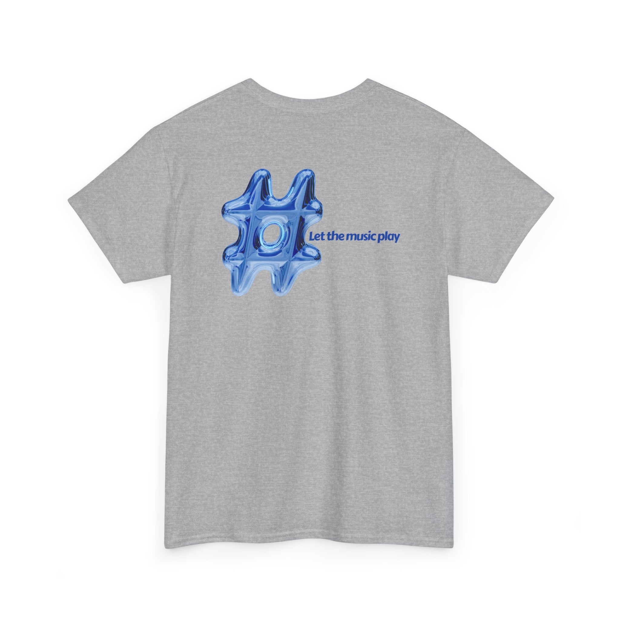 Hashtag Music "Let the music play" T-Shirt - Heat Mess