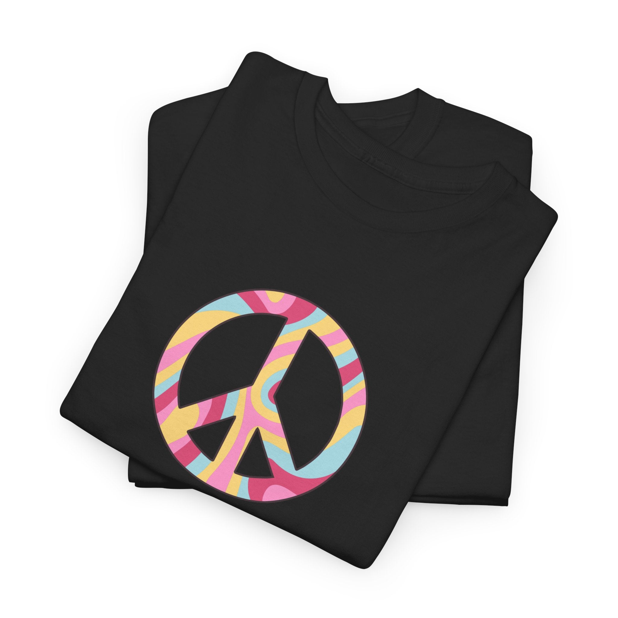 Peace Sign Tie-Dye T-Shirt - Heat Mess